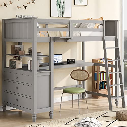 Gray +Desk