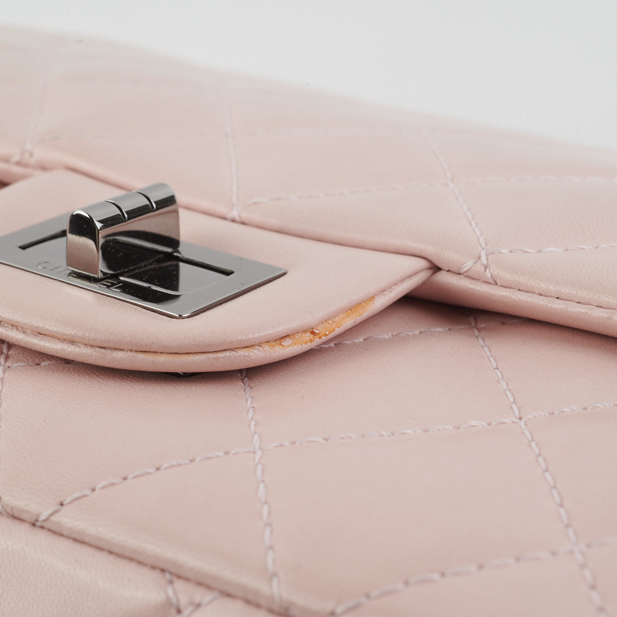 Authentic Chanel 2.55 Reissue 227 Lambskin Leather Handbag in Pink - Luxury Crossbody Bag for Women, Perfect for Date Night & Special Occasions