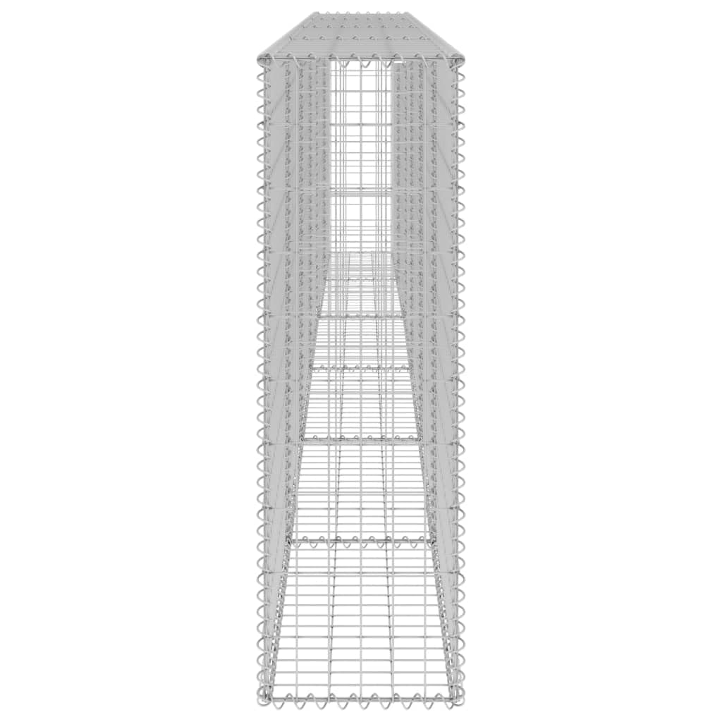 Galvanized Steel Gabion Wall Kit with Covers - 118.1