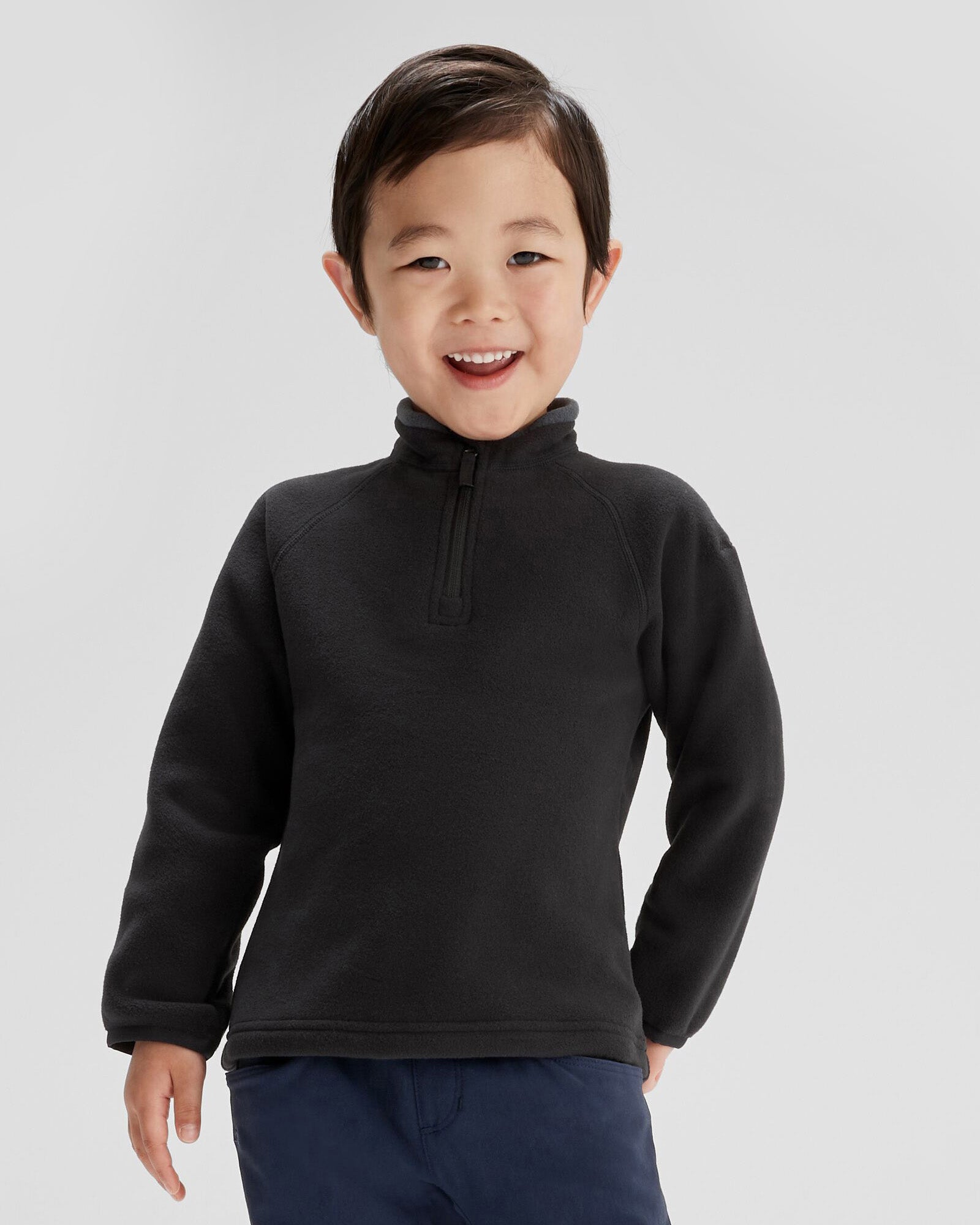 Kids' Ridge 100 PrimaLoft Bio Pullover Jacket - Black - Warm & Eco-Friendly Winter Outerwear for Boys & Girls - Perfect for Snow Play, Skiing & Outdoor Adventures