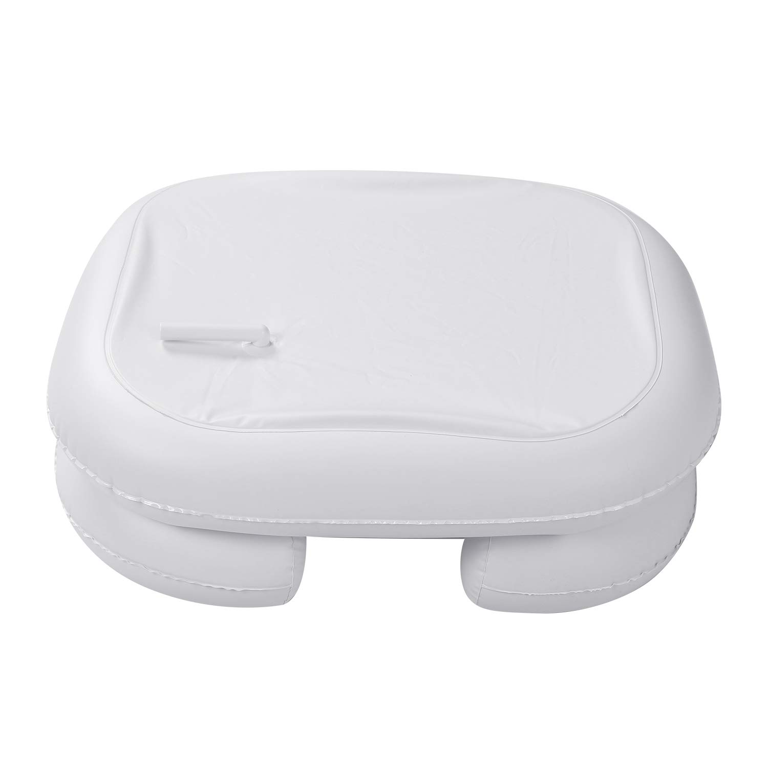 Portable Inflatable Shampoo Bowl with Drain Tube - Foldable Hair Washing Basin for Bed, Elderly, Disabled & Pregnancy - Perfect for Home Haircuts, Coloring & Salon-Style Hair Care at Home