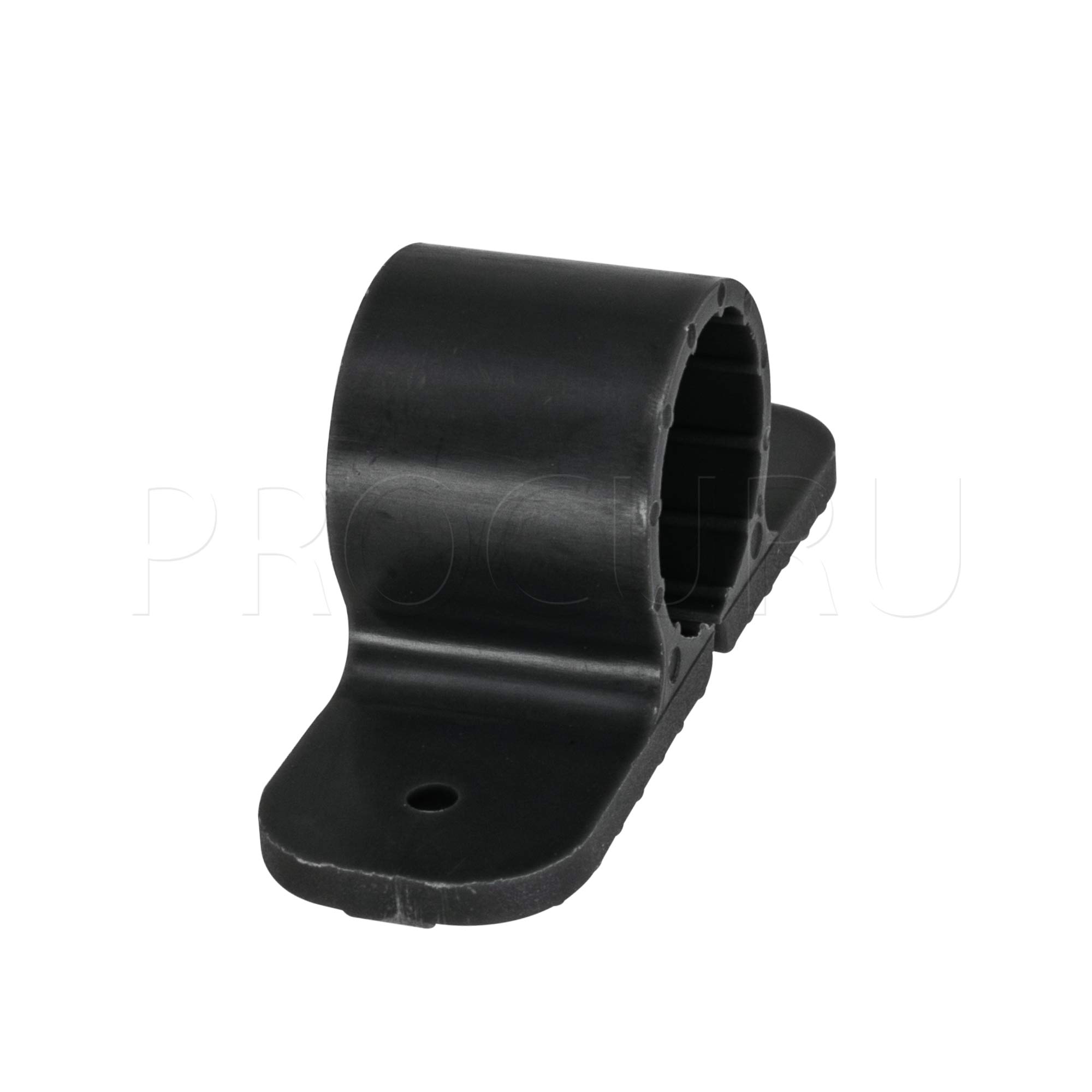 1/2-Inch Plastic Pipe Clamp - 100-Pack Heavy Duty 2-Hole Mounting Straps for 5/8