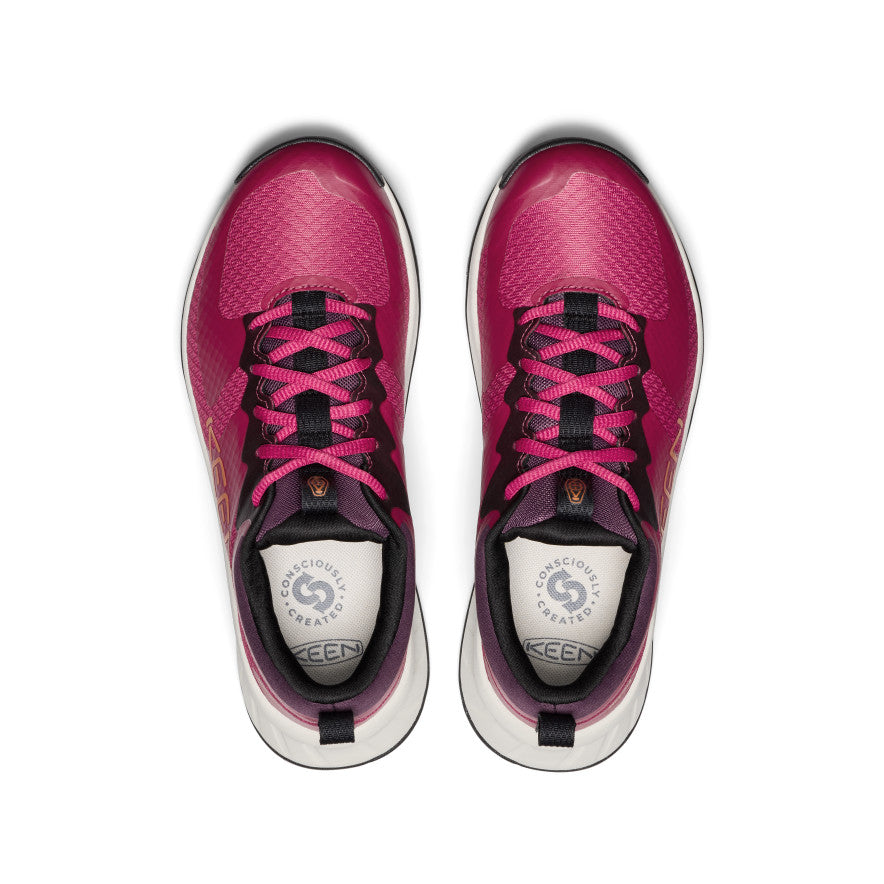 Women's Versacore Waterproof Shoes - Comfortable & Stylish Beaujolais/Gold Flame Hiking Shoes for Outdoor Adventures & Daily Wear