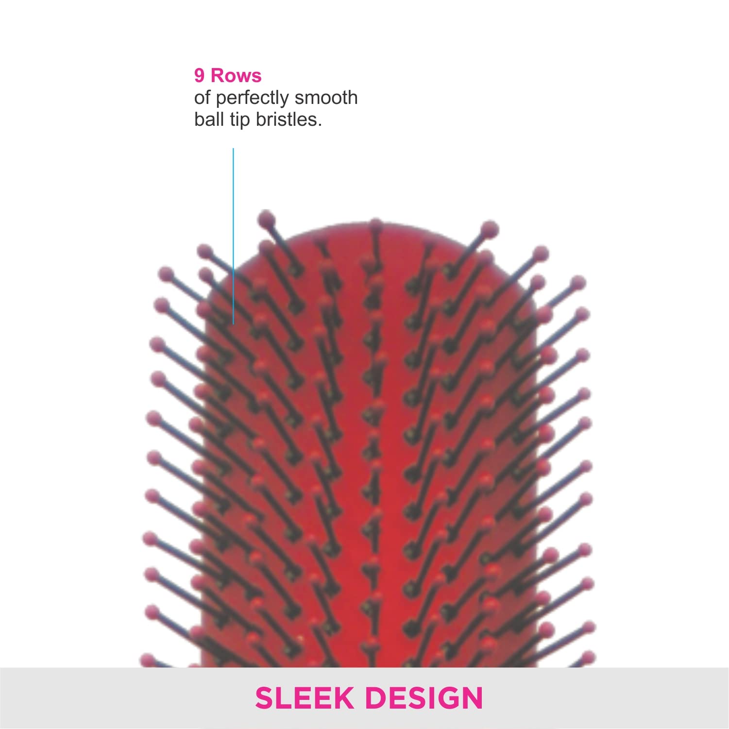 Vega Flat Hair Brush for Women & Men - India's No.1 Hair Brush Brand (E11-FB) - Perfect for Smoothing, Detangling & Styling Hair at Home or Salon