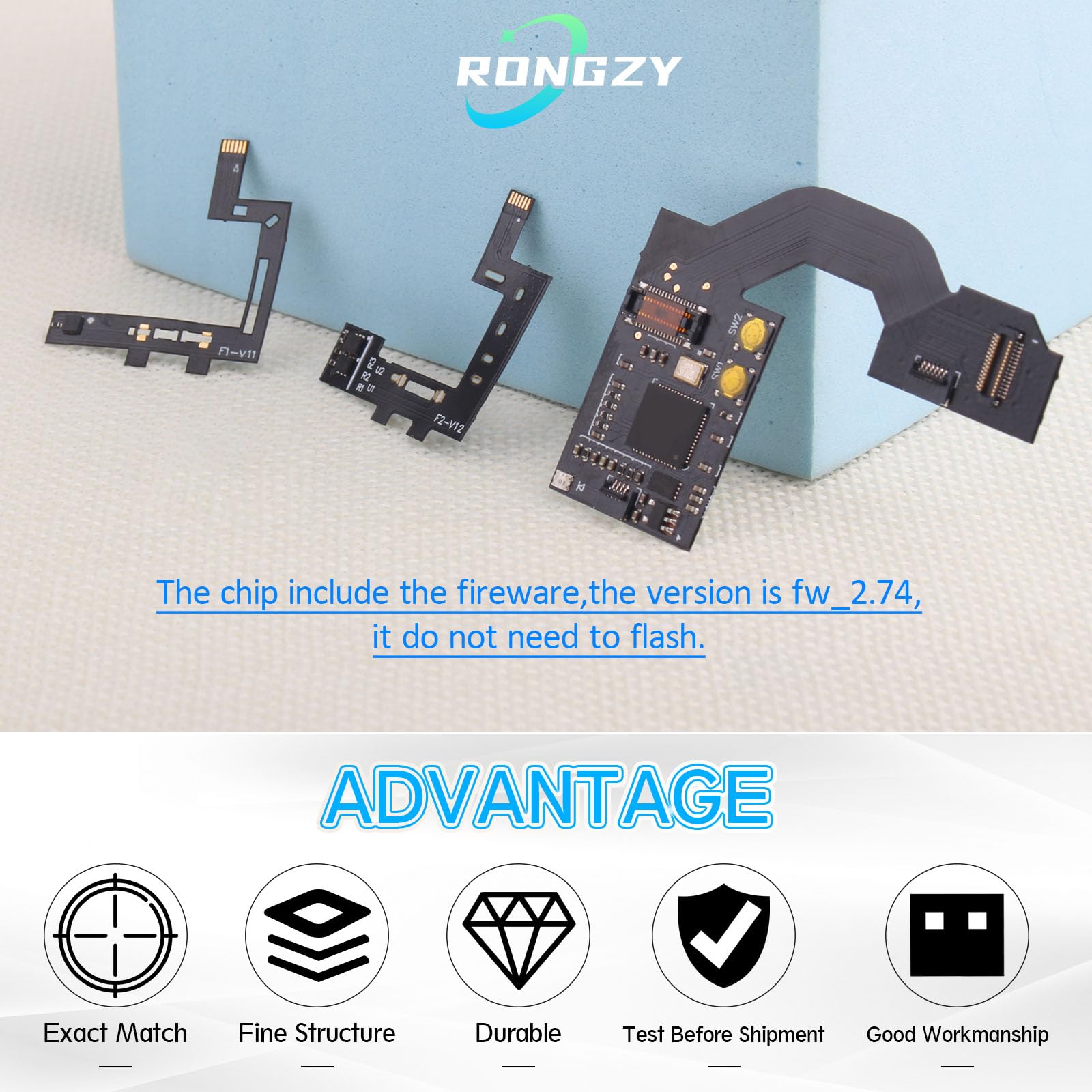 RP2040 Switch Repair CPU Cable for Nintendo Switch Game Console - Replacement Core Chip Flex Cable with Repair Tools | Fix Joy-Con & Console Issues