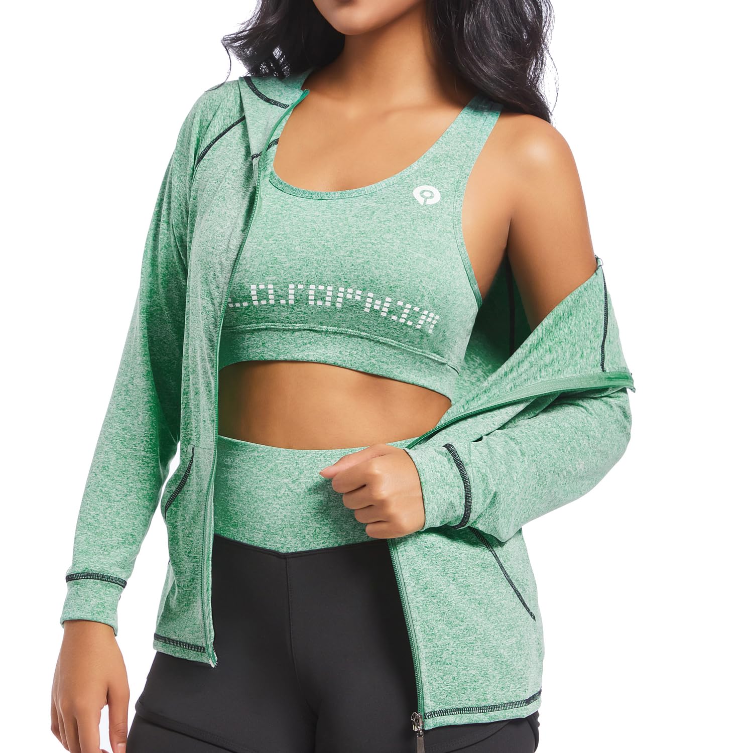 5-Piece Women's Workout Outfits - Athletic Yoga Gym Sets, Breathable Fitness Clothes & Jogging Tracksuits for Running, Yoga & Gym Training | Perfect for Home Workouts & Outdoor Sports