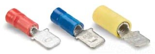 Thomas & Betts SK 18RAD188 Vinyl Male Insulator - 187 SE (Pack of 100) - Ideal for Electrical Wiring and Industrial Applications