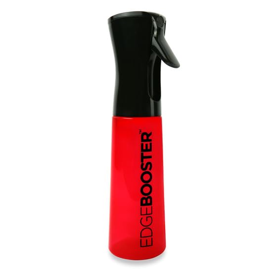 Style Factor Fine Mist Spray Bottle (Red) - Perfect for Hair Styling, Skincare & Plant Misting - Travel-Friendly Refillable Water Sprayer