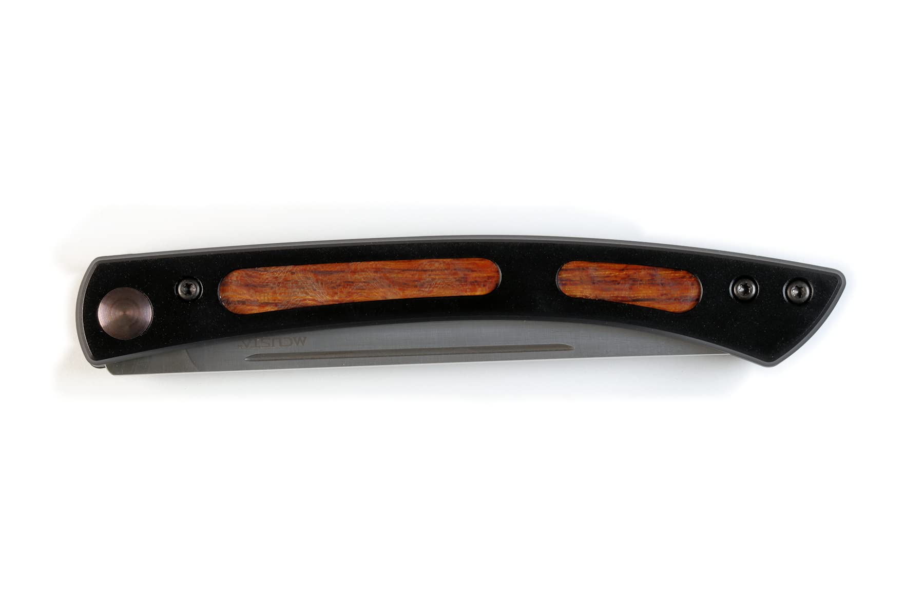 Premium Seki Japan Executive Wood Limited Edition Folding Steak Knife - Perfect for Outdoor Camping, BBQ Parties & Fine Dining Gifts