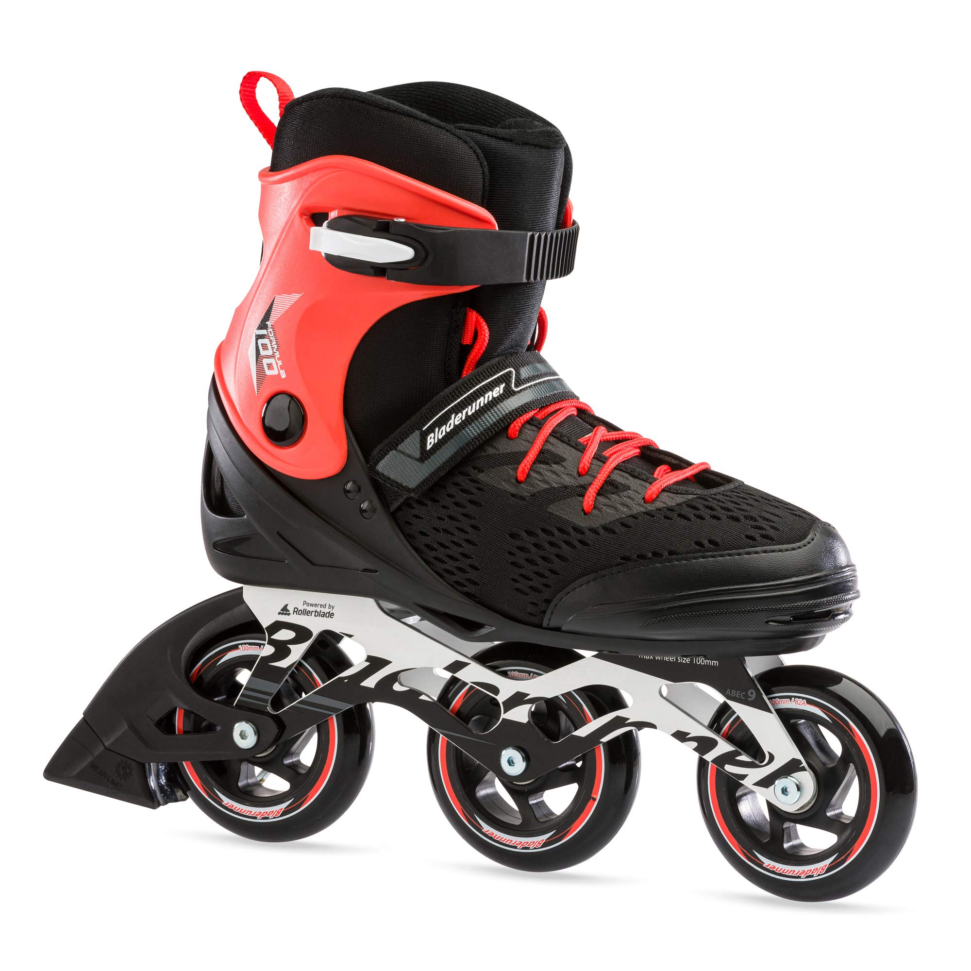 Rollerblade Formula 100 Men's Adult Fitness Inline Skates - High-Performance Bladerunner for Speed & Endurance - Perfect for Outdoor Exercise, Commuting & Fitness Training