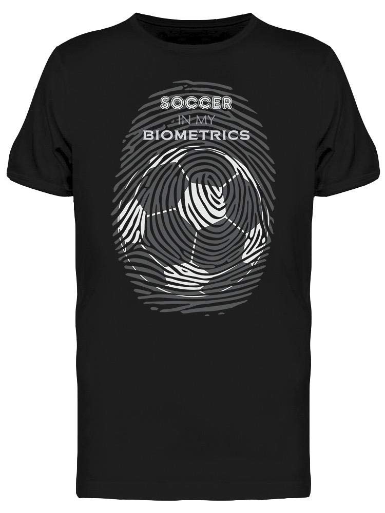 Men's Soccer Biometrics Graphic Tee - Comfortable Casual T-Shirt for Soccer Fans, Training & Everyday Wear