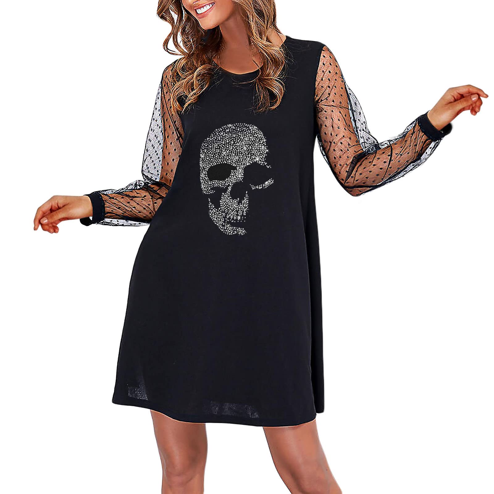 Women's Floral Lace Flapper Dress - Elegant O-Neck Midi Sun Dress for Spring & Summer 2024 | Casual Flowery Dress for Beach, Party & Vacation