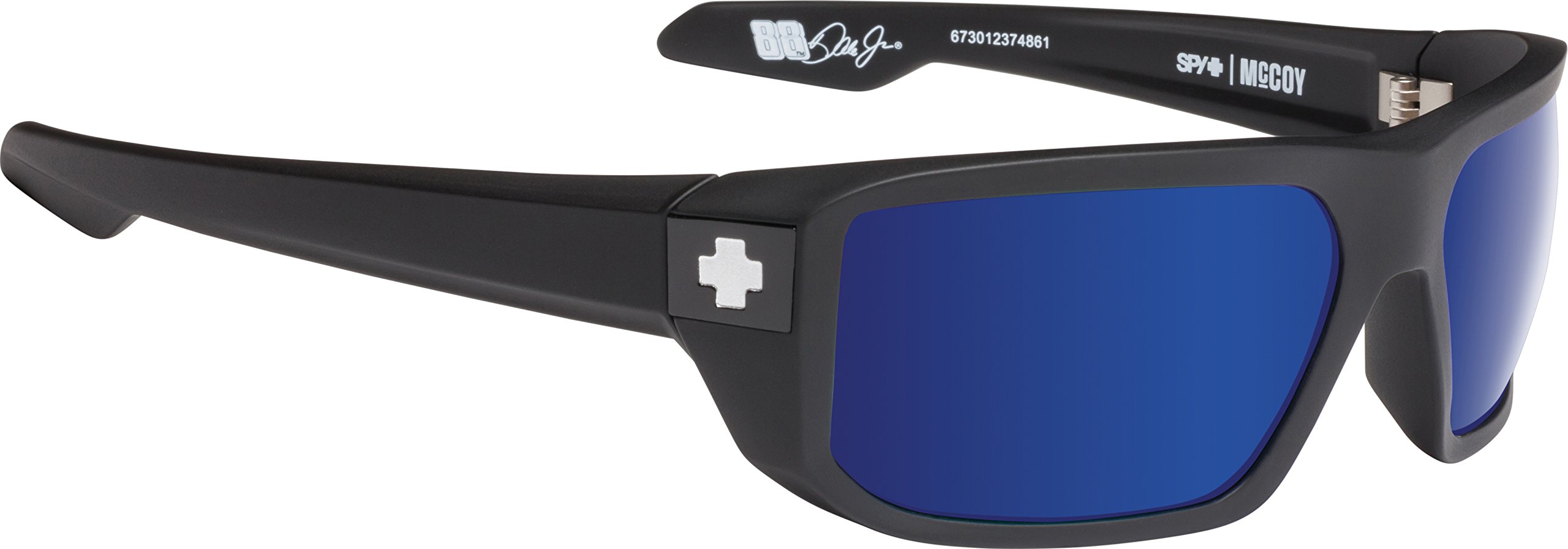 Spy Optic Men's McCoy Rectangular Sunglasses 63mm - Polarized UV Protection for Outdoor Sports & Driving