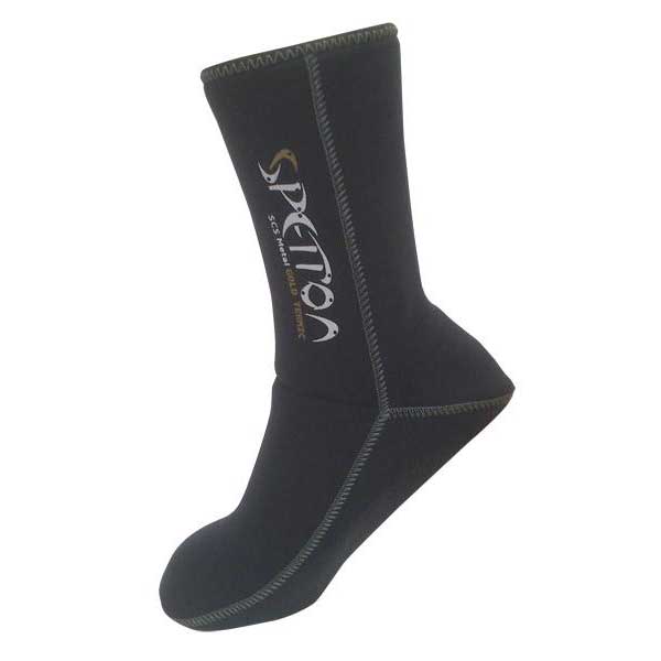 Spetton 5mm Gold Lined Neoprene Socks for Scuba Diving, Surfing & Water Sports - Thermal Protection & Comfort