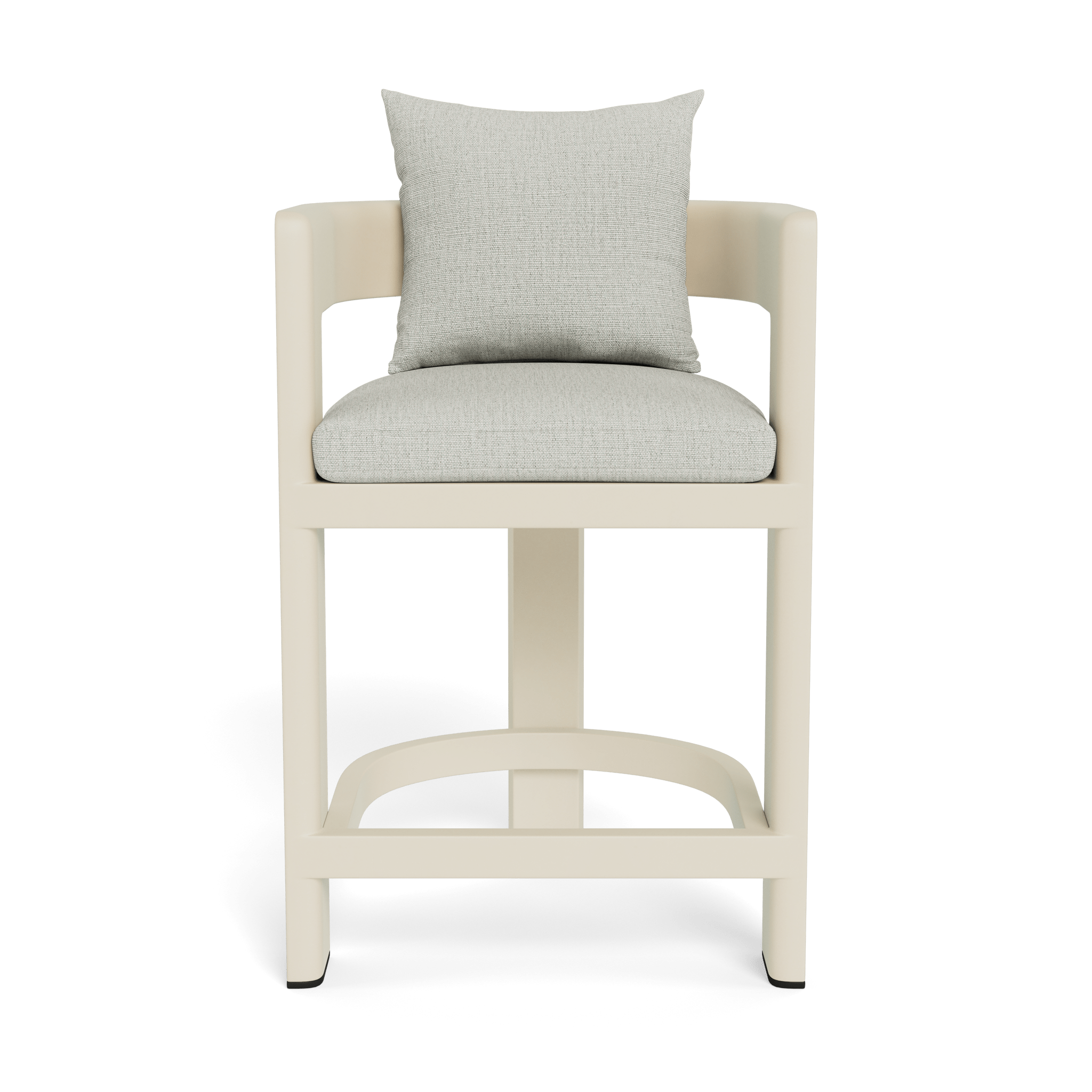 Victoria Aluminum Counter Stool - Modern Bar Stools for Kitchen Island, Breakfast Nook & Home Bar - Adjustable Height & Comfortable Seat - Perfect for Dining, Entertaining & Small Spaces