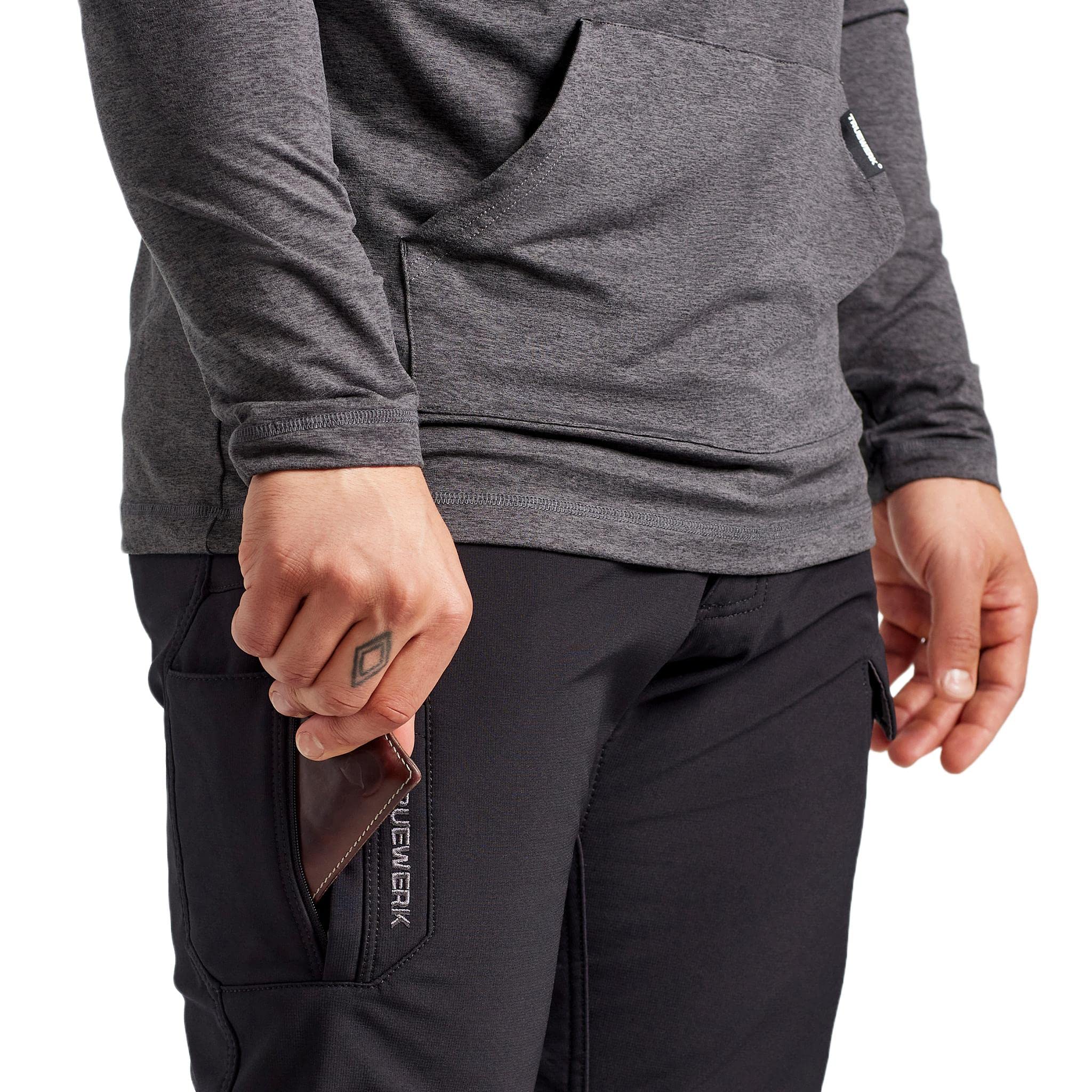 TRUEWERK T3 WerkPants for Men - Water Resistant Insulated Cargo Work Pants with 4-Way Stretch | Durable Utility Pants for Construction, Landscaping & Outdoor Jobs