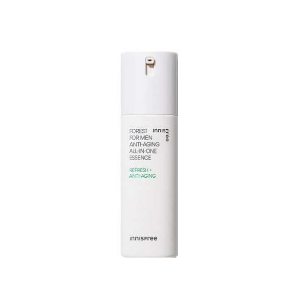 Innisfree Forest For Men All-in-One Essence - Hydrating & Anti-Aging Facial Serum for Men | Daily Skincare Routine & Travel Essential