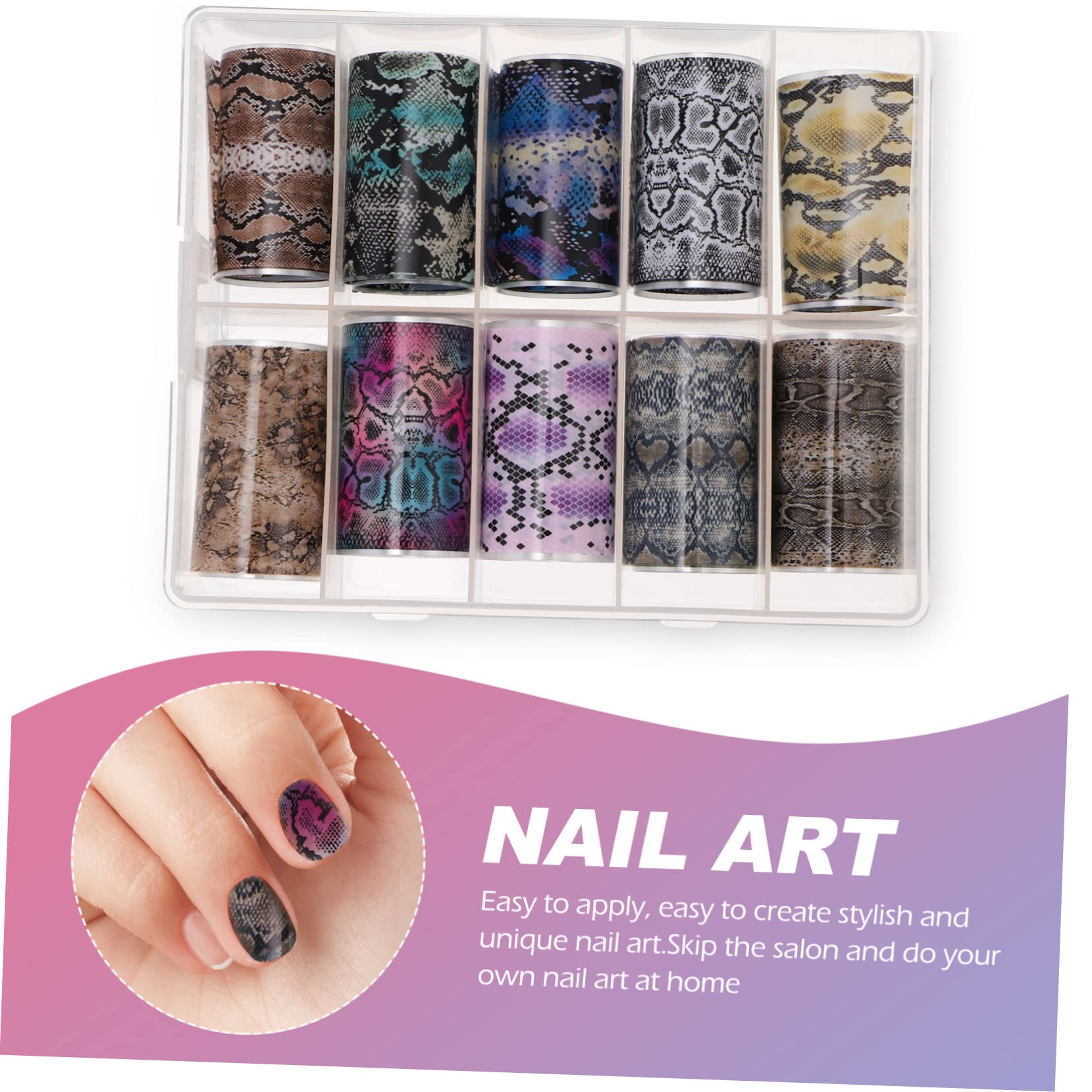 Beavorty Fashionable Nail Sticker Strips - 3 Pack DIY Nail Art Decals for Beginners & Professionals | Easy to Apply at Home, Salon, Parties & Special Occasions