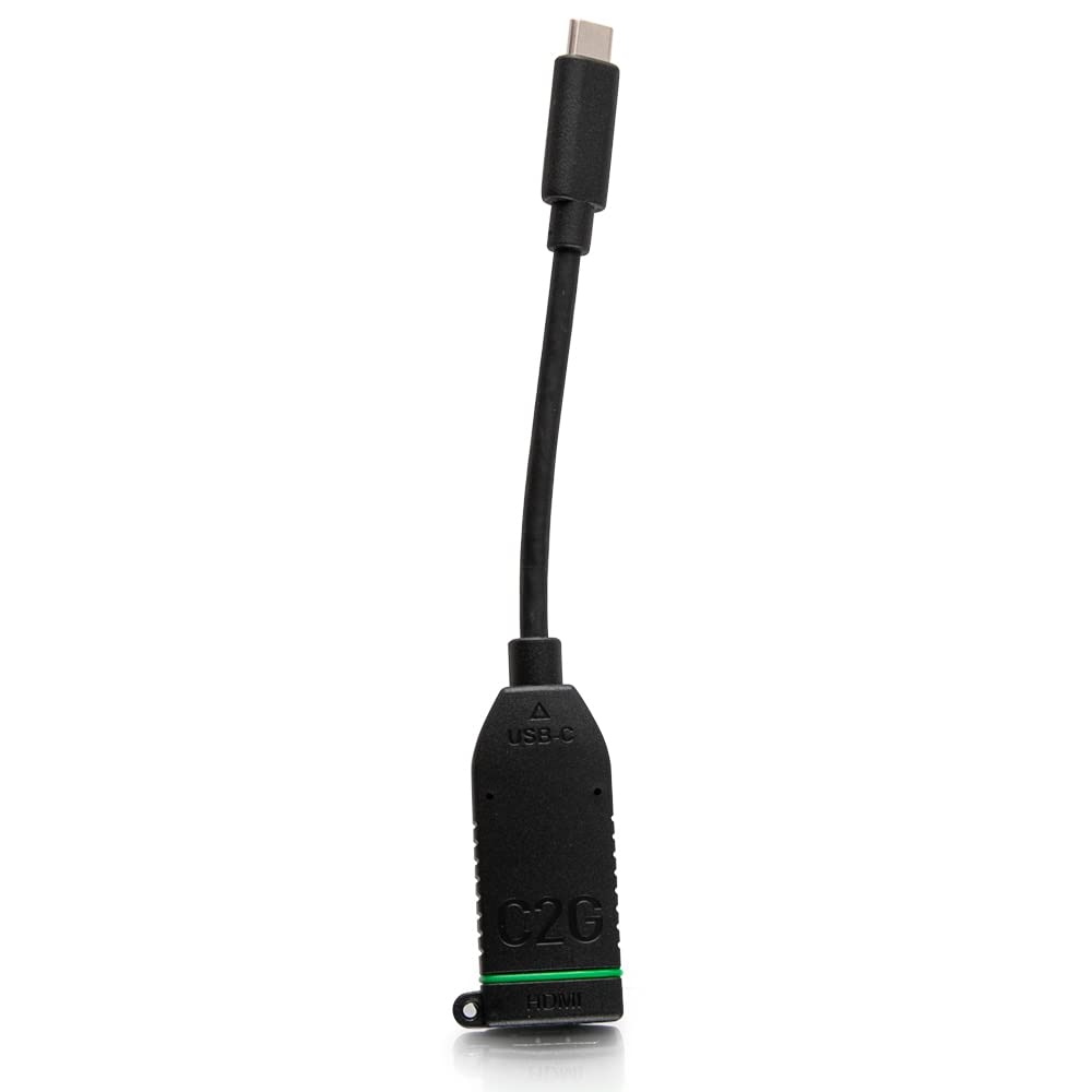 C2G Universal 4K HDMI Dongle Adapter Ring - Mini DisplayPort to HDMI, DisplayPort to HDMI, USB-C to HDMI Converter - Perfect for Home Theater, Gaming & Office Setup