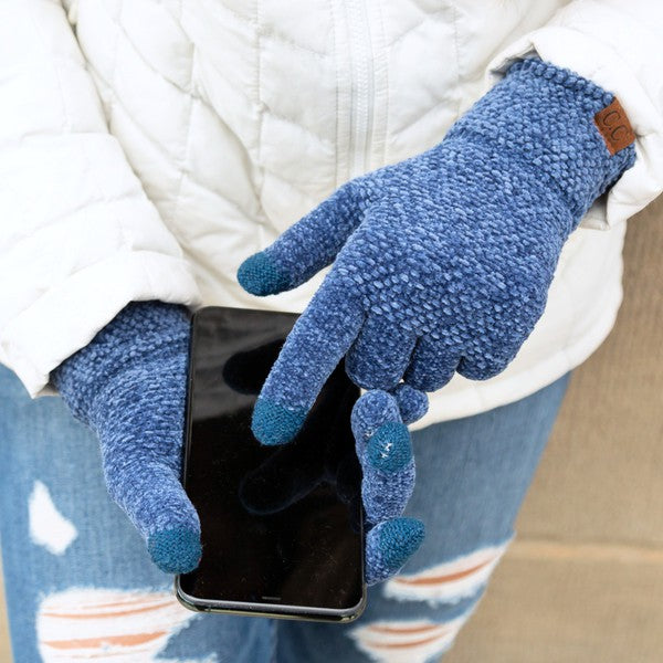 Oh So Soft Chenille Touch Gloves - Warm Winter Gloves for Women & Men - Touchscreen Compatible for Smartphones - Perfect for Driving, Outdoor Activities & Cold Weather
