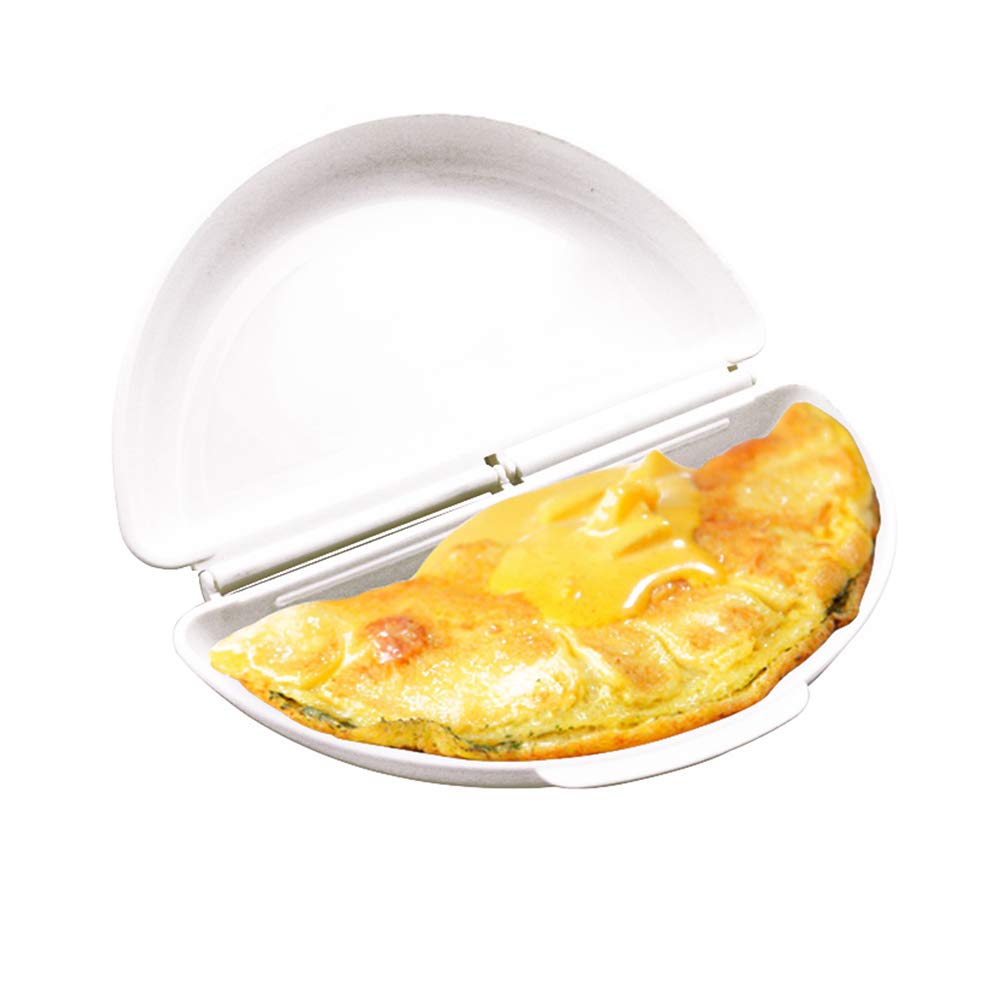 Calayu Microwave Omelette Maker - Non-Stick Silicone Egg Boiler & Fried Tray, BPA-Free, Dishwasher Safe - Perfect for Quick Breakfast, Meal Prep & Keto Diet
