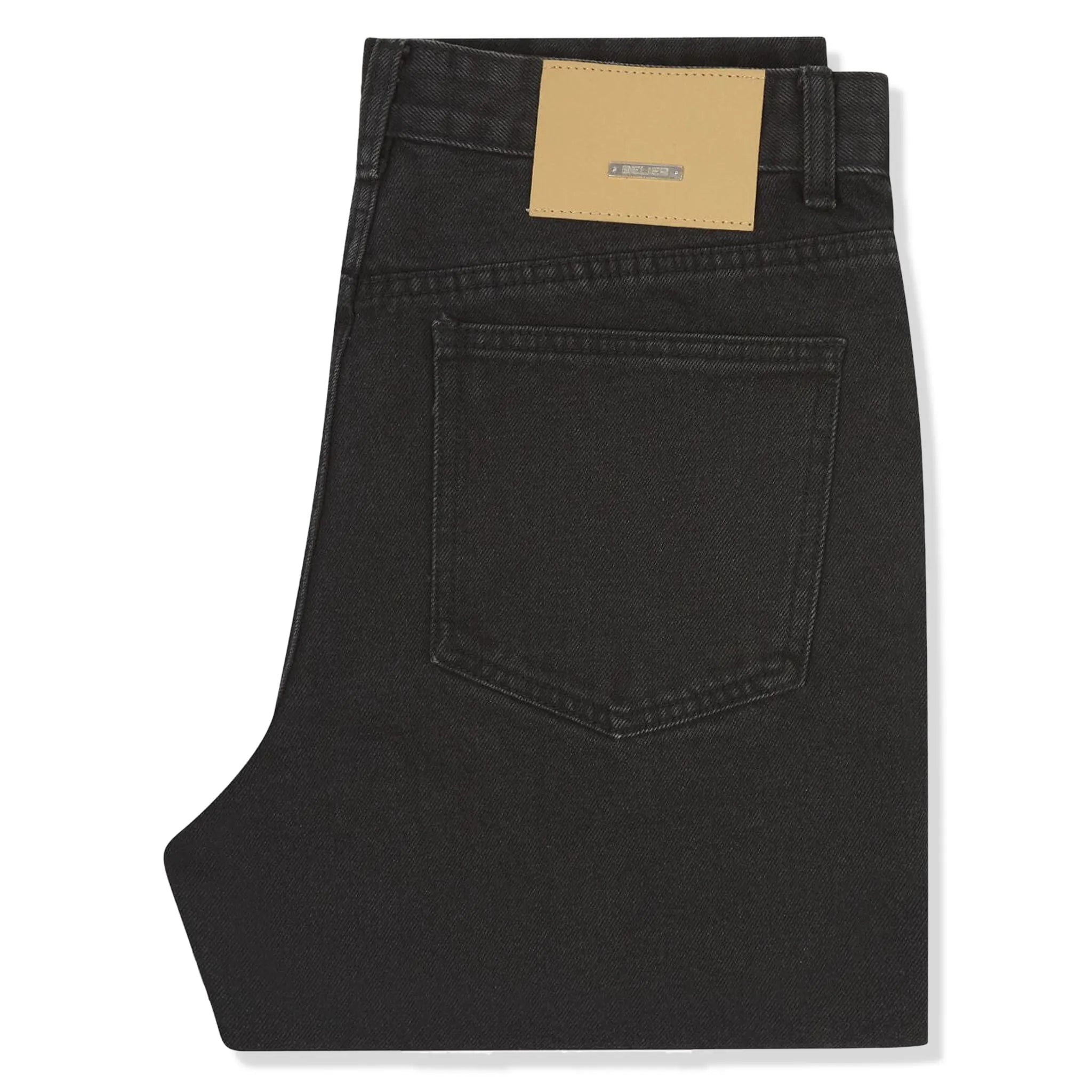 Belier Straight Leg Jeans for Women - Classic Washed Black Denim Pants | Comfortable & Stylish for Casual Wear, Office & Everyday Outfits
