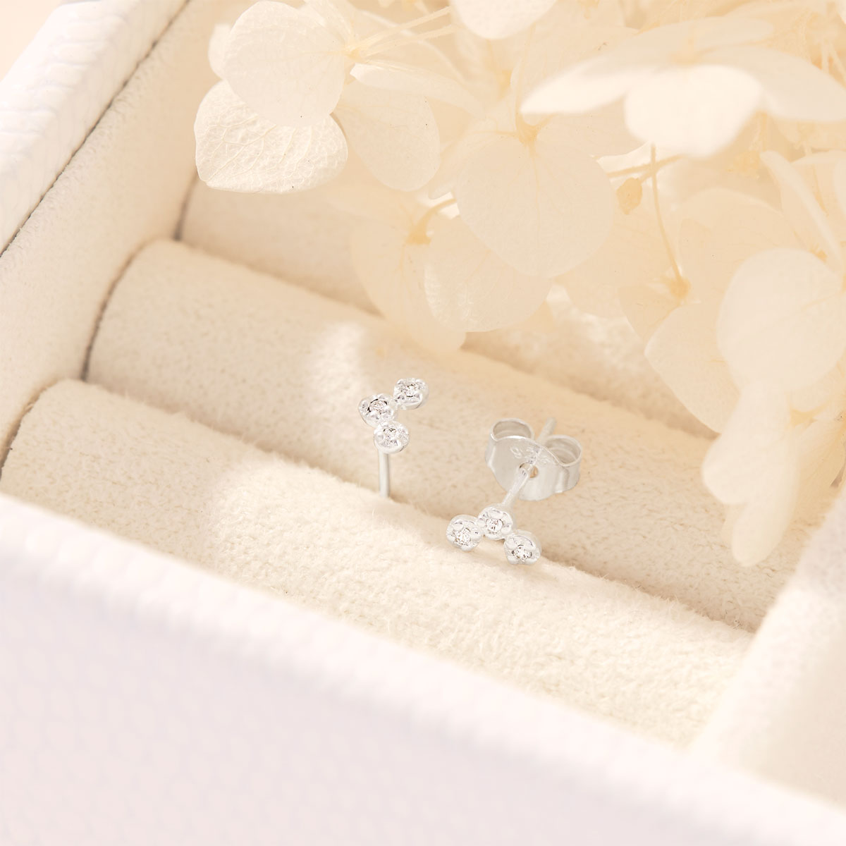 Star Cluster Stud Earrings for Women - Sparkling CZ Crystal Studs for Daily Wear, Parties & Gifts | Hypoallergenic Stainless Steel Earrings
