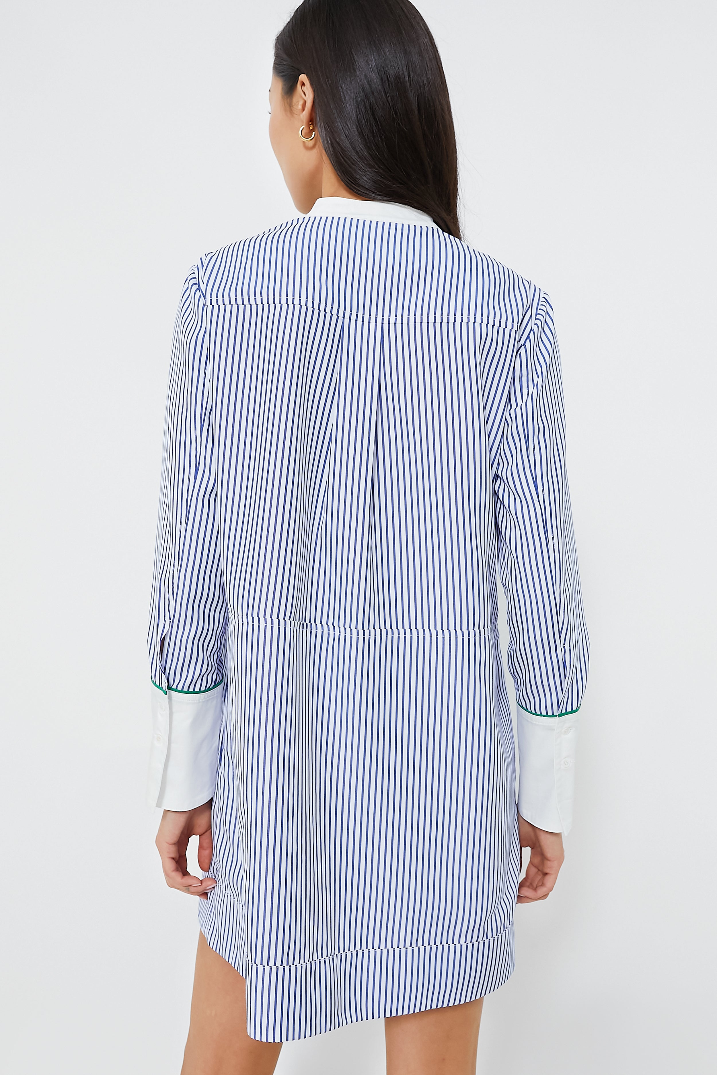 Blue Stripe Rohan Shirt Dress for Women - Stylish Casual & Office Wear - Perfect for Spring Summer Outfits, Work, Dates & Travel