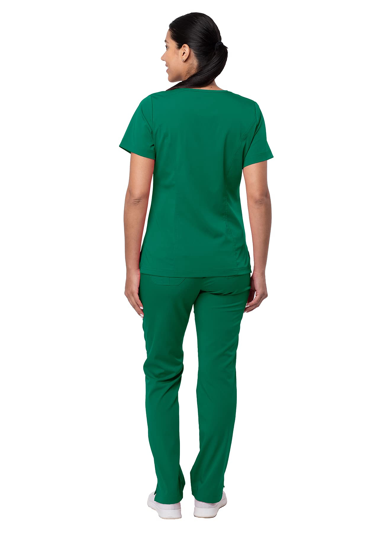 Adar Pro Breakthrough Plus Scrub Set for Women - Enhanced V-Neck Top & Multi-Pocket Pants - Petite/Tall Sizes - Comfortable Medical Uniform for Nurses, Doctors & Healthcare Professionals - Perfect for Hospitals, Clinics & Long Shifts