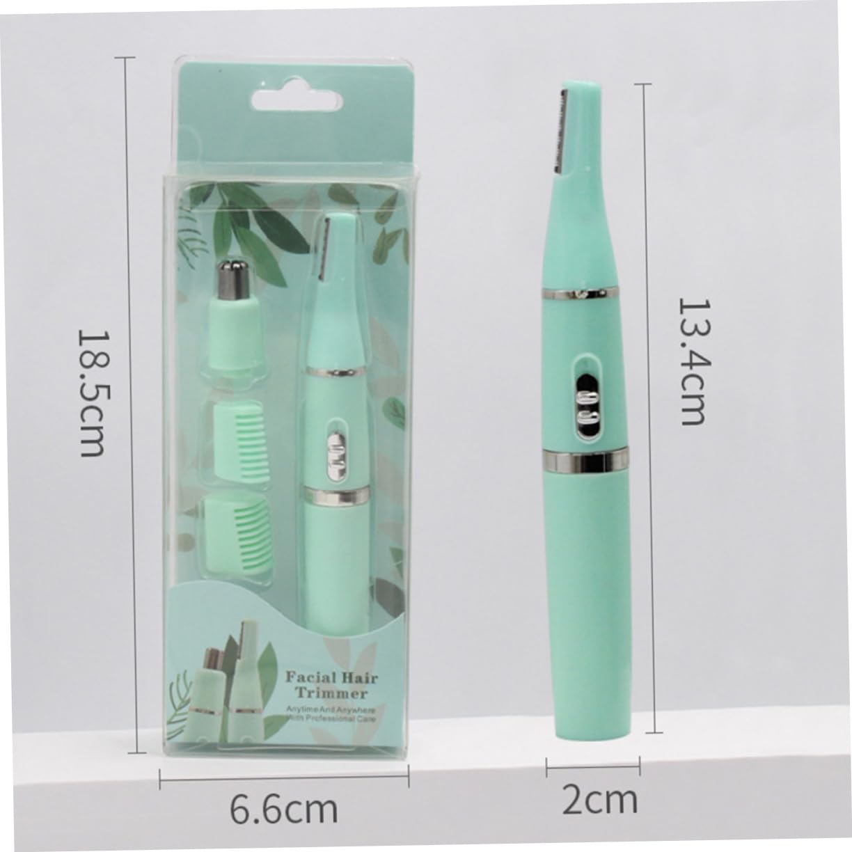 Minkissy Electric Eyebrow & Nose Hair Trimmer for Men - Portable Facial Hair Remover, Body Grooming Shaver with ABS Material - Perfect for Travel, Home & Office Use