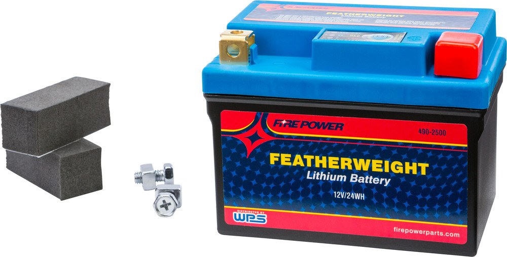 Fire Power Featherweight Lithium Battery 120 CCA - Compatible with Cannondale MX400 2000-2001 - Lightweight & High-Performance Power Solution for ATV, Motorcycle & Powersports Vehicles - Perfect for Off-Road Adventures & Long Rides