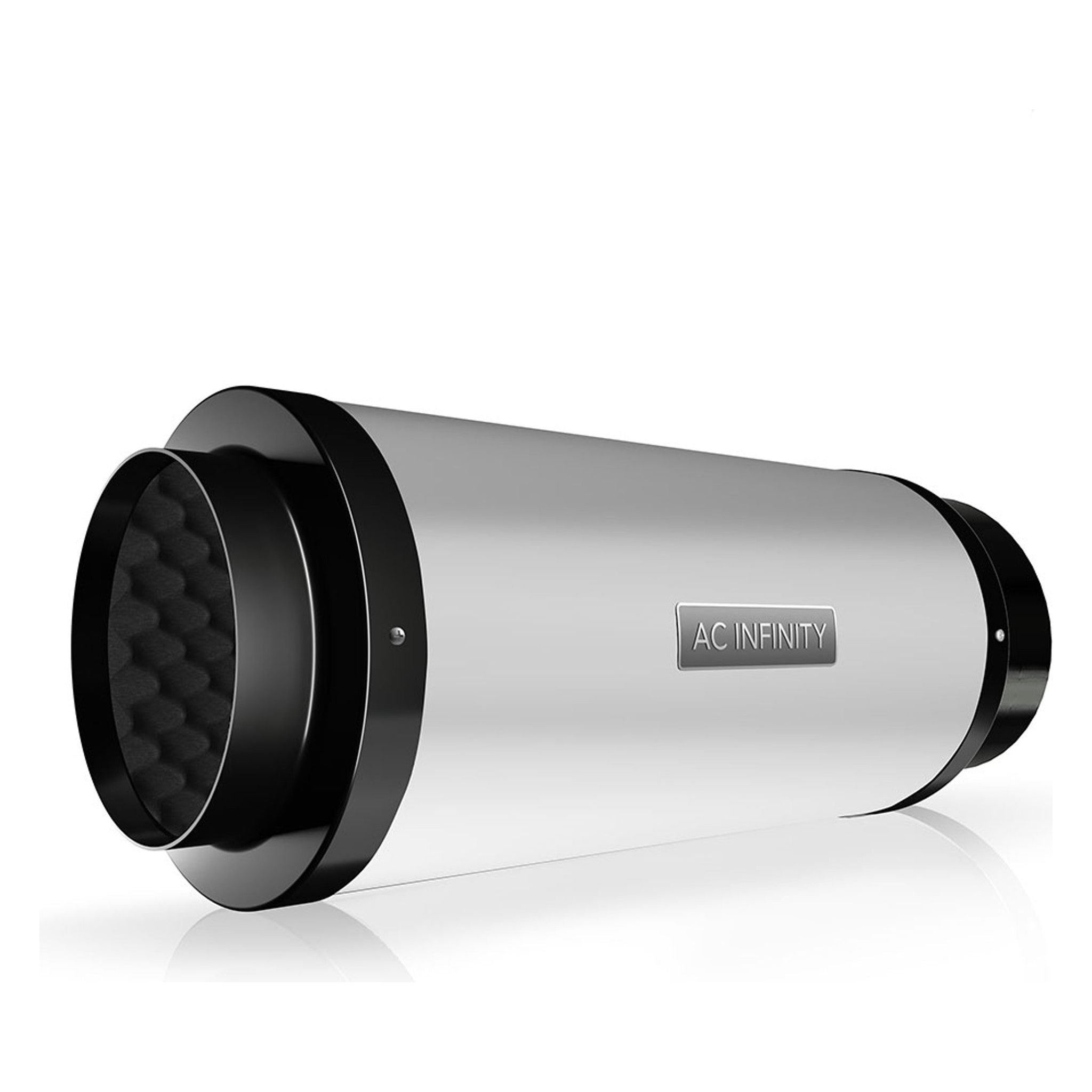 AC Infinity 6-Inch Duct Silencer - Noise Reducer for HVAC, Grow Tents & Ventilation Systems | Quiet Airflow Solution for Home, Office & Indoor Gardens