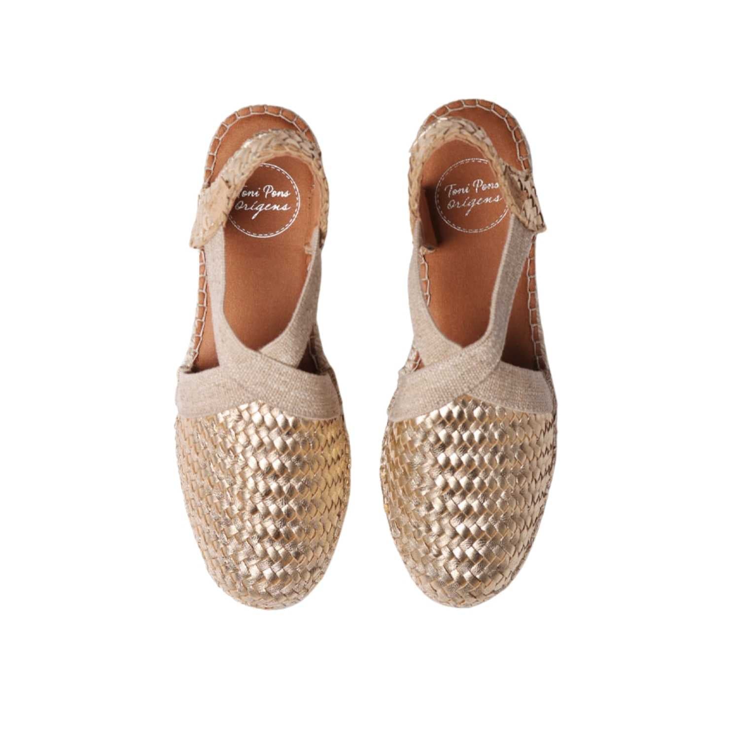Women's Braided Leather Closed-Toe Wedge Espadrilles - Siracusa Style for Casual Outings & Summer Weddings