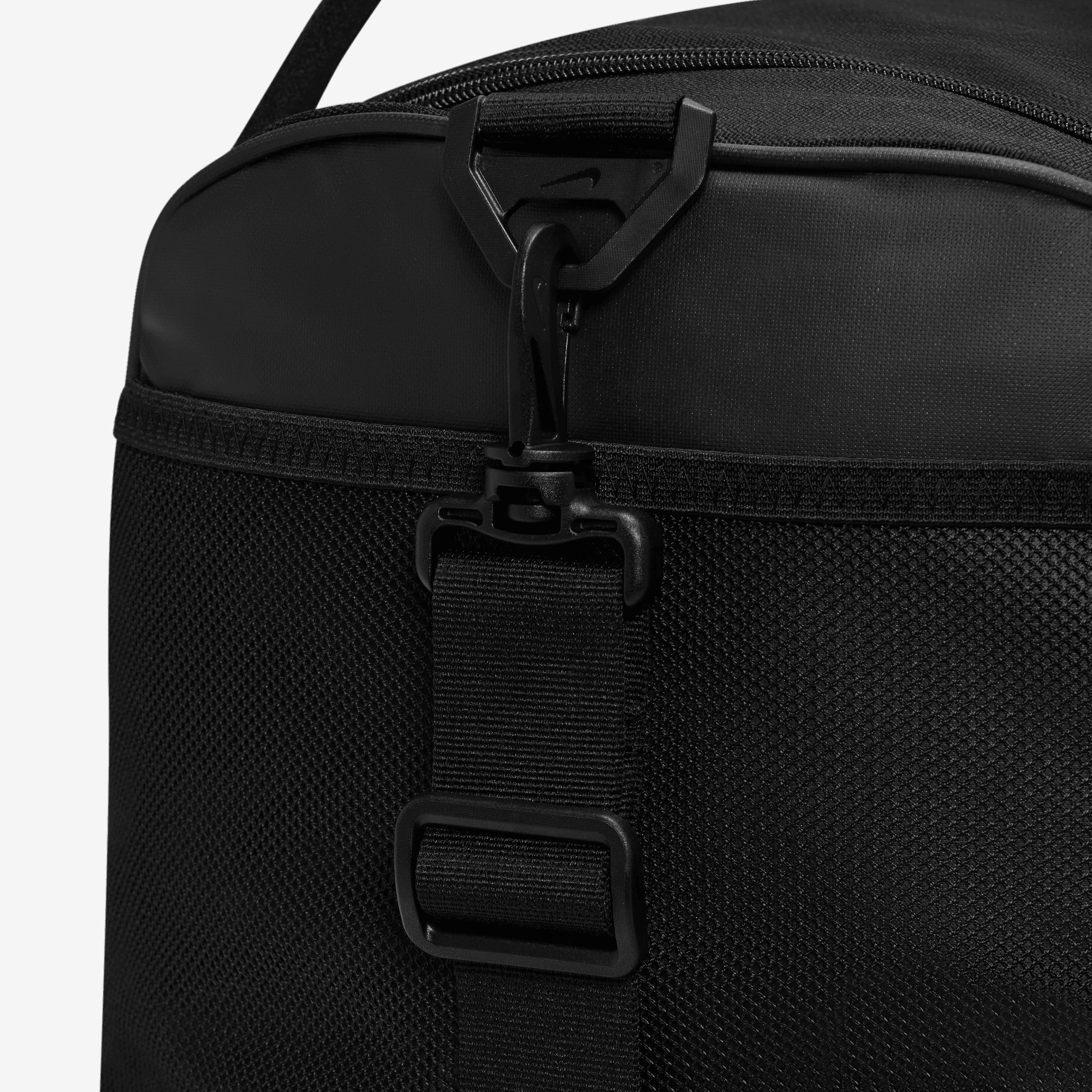 Nike Brasilia 9.5 Medium Duffel Bag - Water-Resistant Gym Bag for Men & Women - Perfect for Sports, Travel, Workout & Gym Essentials - Black/White