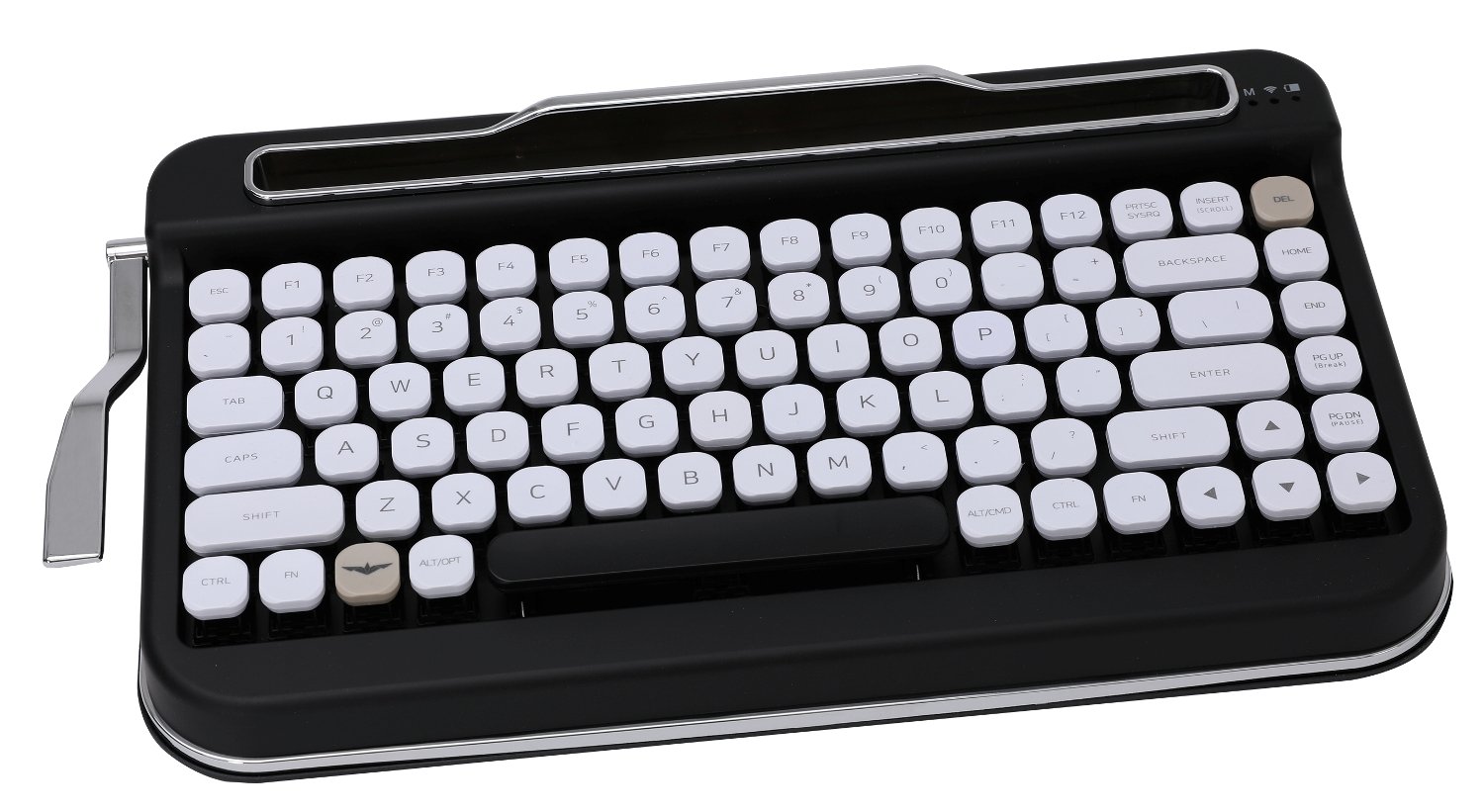Wireless Bluetooth Mechanical Keyboard with Diamond Keycap - Cherry MX Blue Switches, Matte Black Finish | Perfect for Gaming, Office Work & Typing Enthusiasts (US Layout)