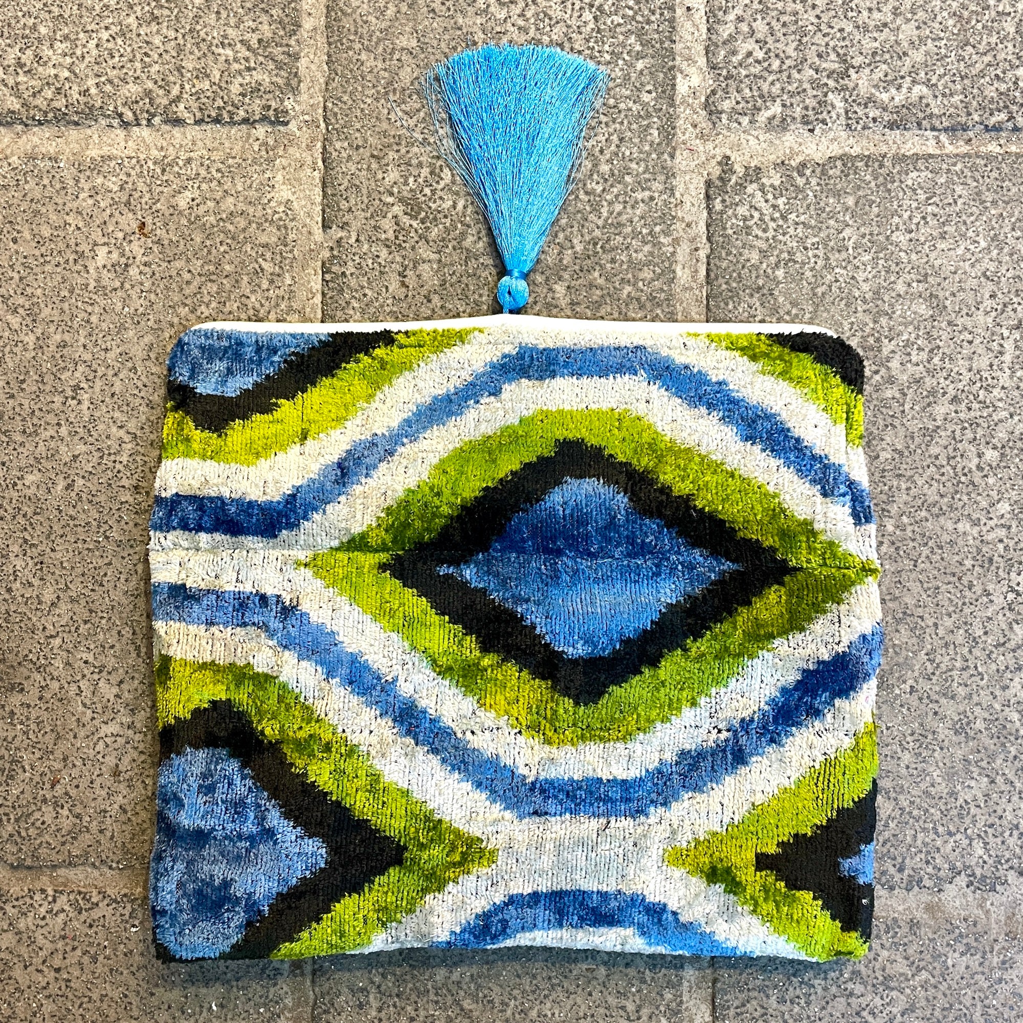 Stylish Ikat Clutch Bag - Handmade Calabria Inspired Purse for Women | Perfect for Evening Parties, Weddings & Special Occasions