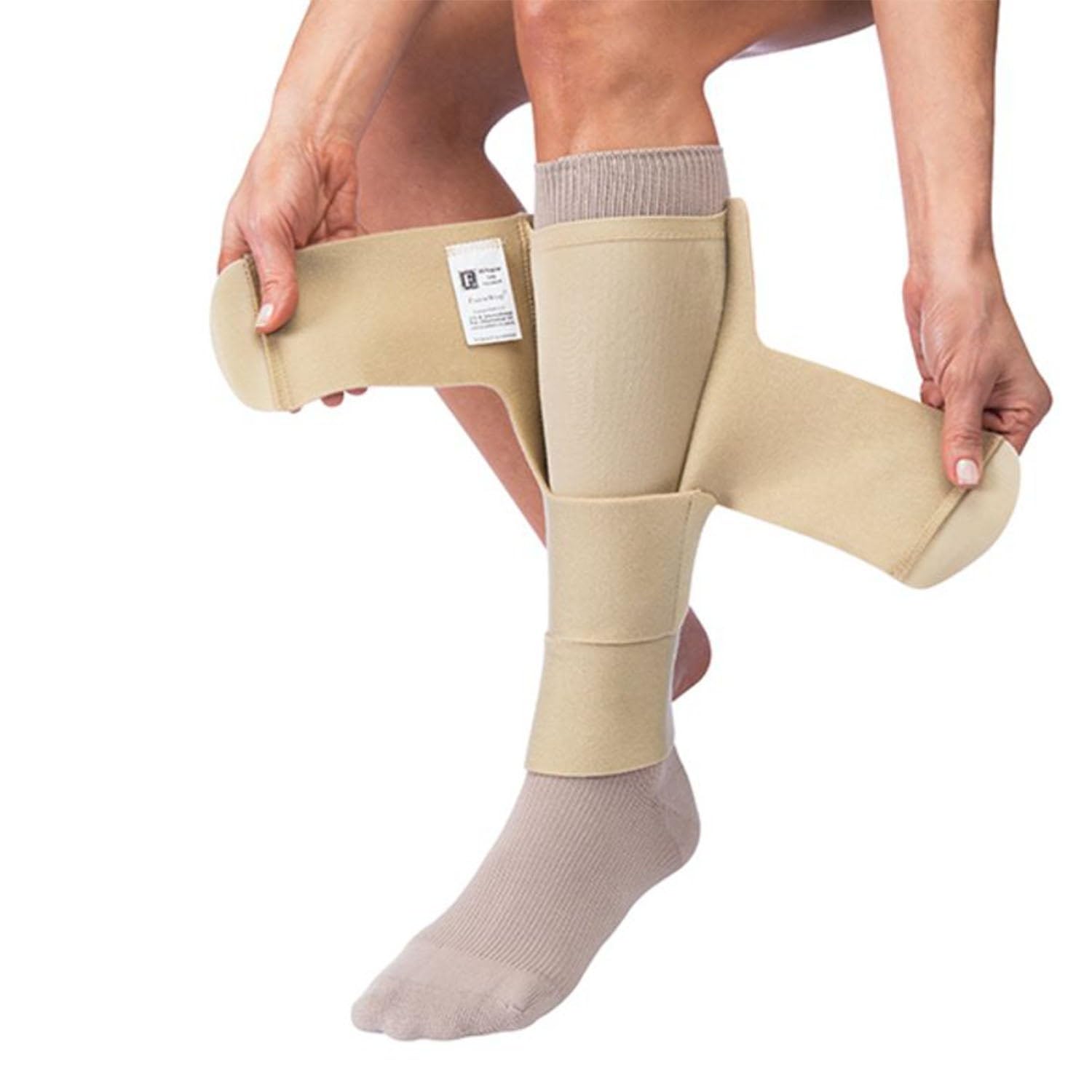 BSN FarrowMed FarrowWrap 4000 Compression Leg Wrap - Regular to Medium Size, Black | Medical Support for Varicose Veins, Post-Surgery Recovery & Athletic Performance Enhancement