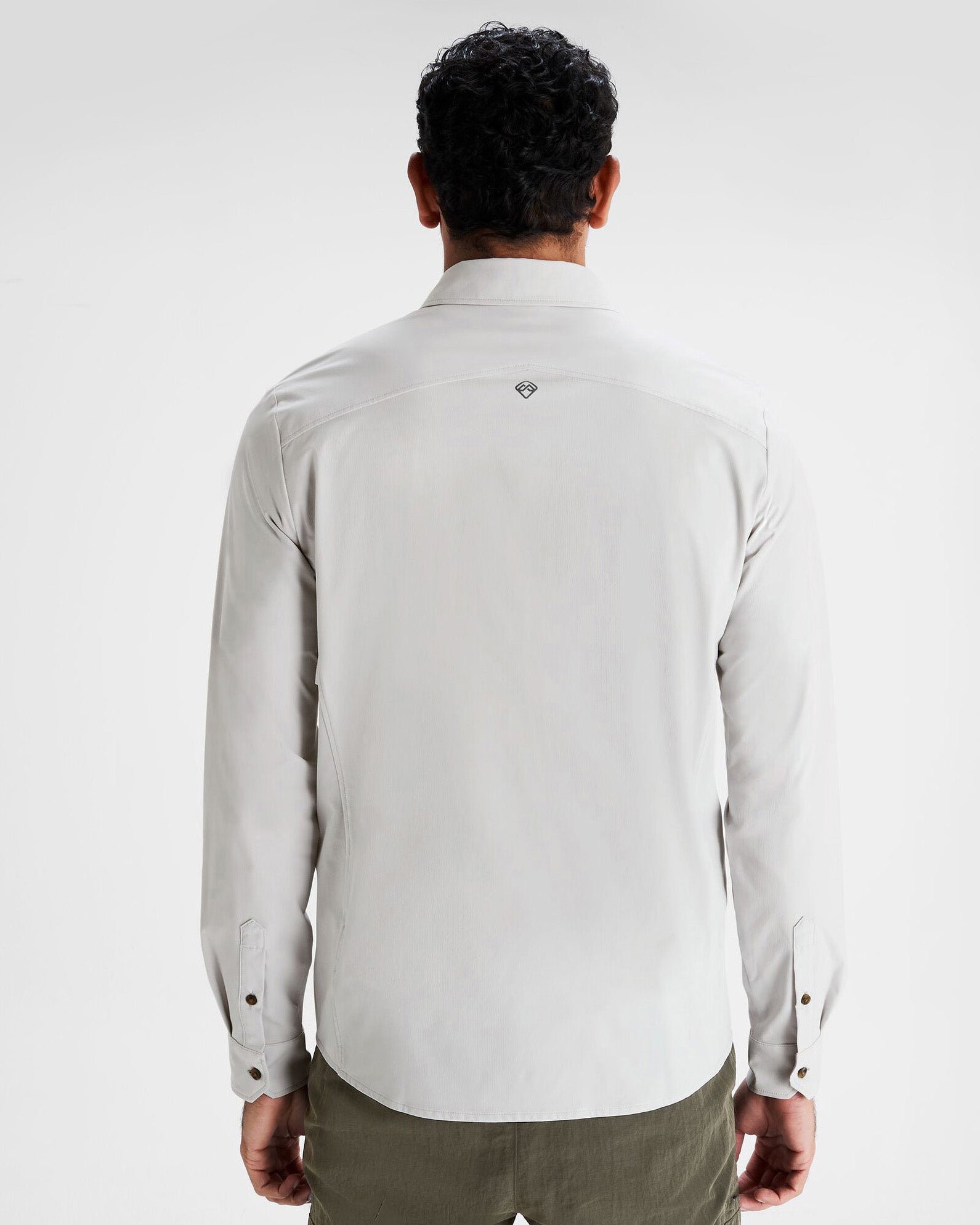 Men's UPF 50+ Sun Protection Long Sleeve Shirt - Lightweight Quick-Dry UV Resistant Fishing Hiking Outdoor Shirt for Summer Beach & Travel Activities