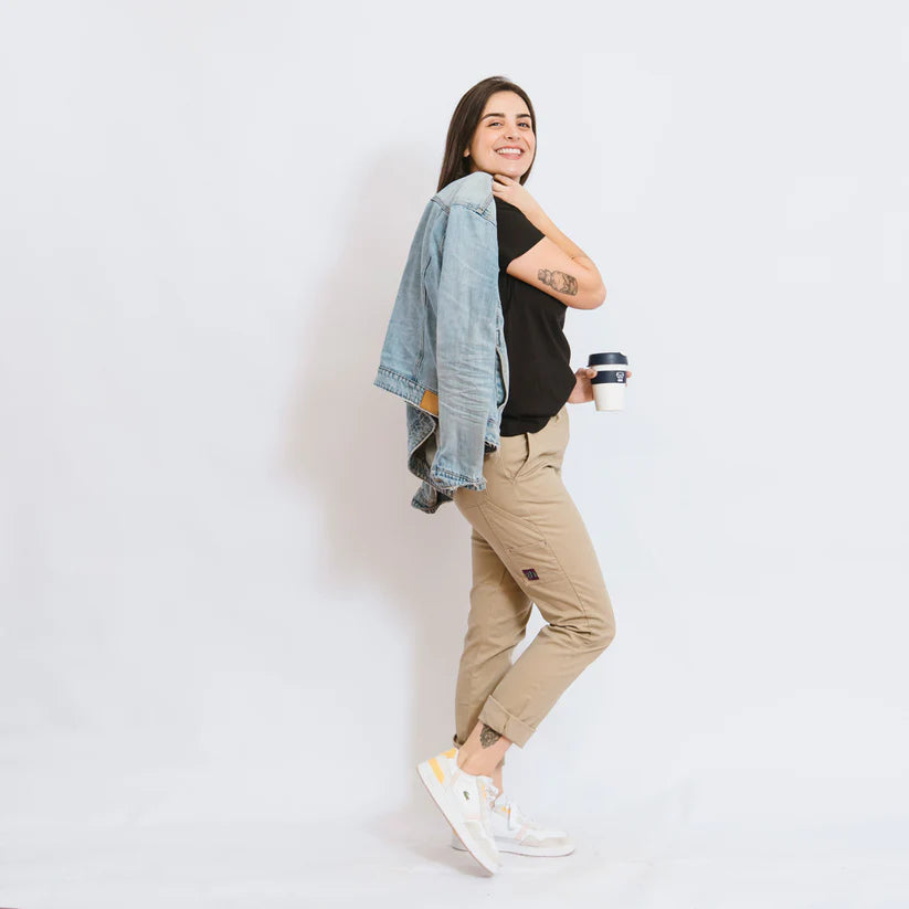 Best Women's High Rise Pants for Work & Casual Wear - Slim Fit Stretch Trousers for Office, Travel & Everyday Comfort