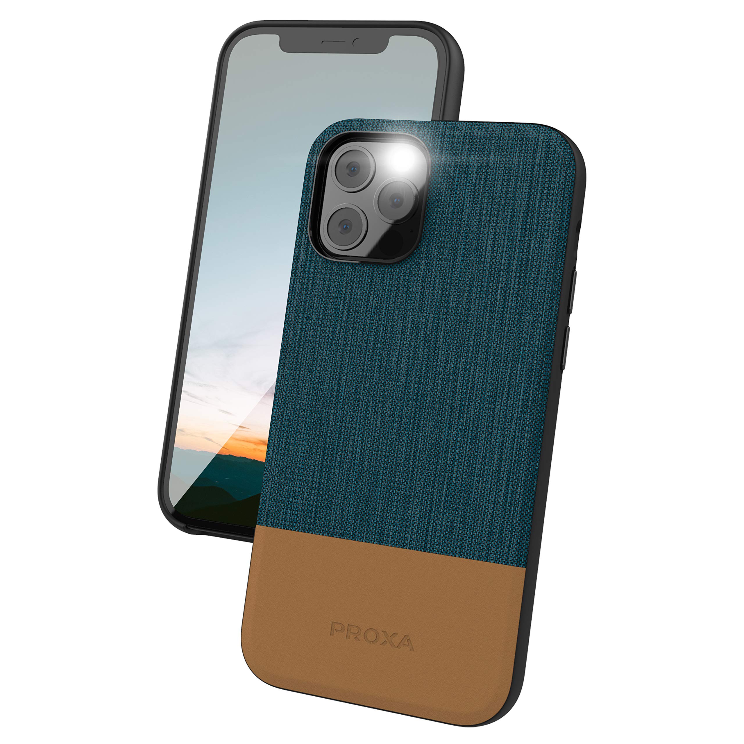 Premium PROXA iPhone 12 Pro Max Case (6.7 inch 2020 Model) | MagSafe Compatible | Shockproof & Scratch-Resistant TPU Protective Cover | Pacific Blue | Perfect for Daily Use, Travel & Wireless Charging