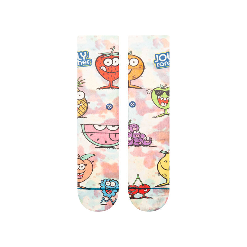 Jolly Rancher Crew Socks - Colorful Candy-Inspired Cotton Socks for Men & Women - Fun Novelty Gift for Candy Lovers - Perfect for Casual Wear, Costumes & Themed Parties (2024 Collection)