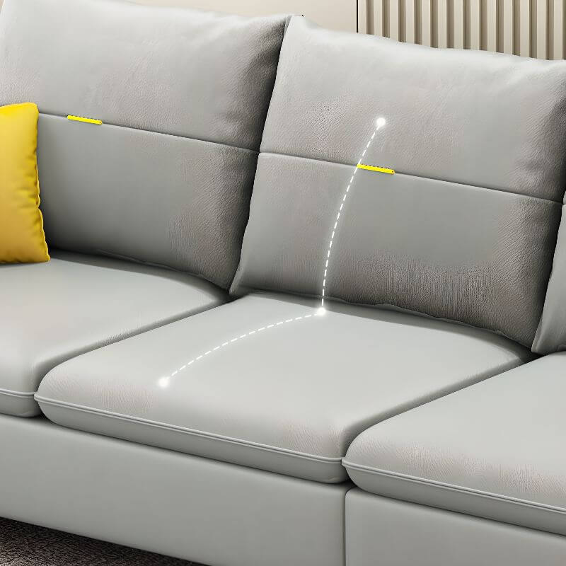 5-Piece L-Shaped Sectional Sofa with Chaise Lounge, Right-Hand Facing - Perfect for Living Room, Family Room & Home Theater Seating