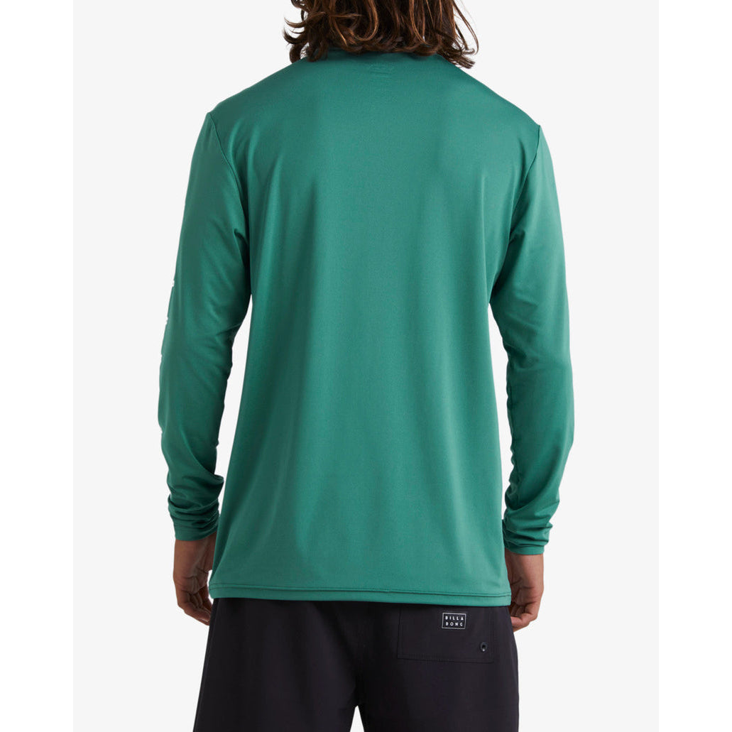 Billabong Unity Loose Fit Long Sleeve Men's Rash Guard Shirt - UPF 50+ Sun Protection Surf Tee for Swimming, Surfing & Outdoor Activities