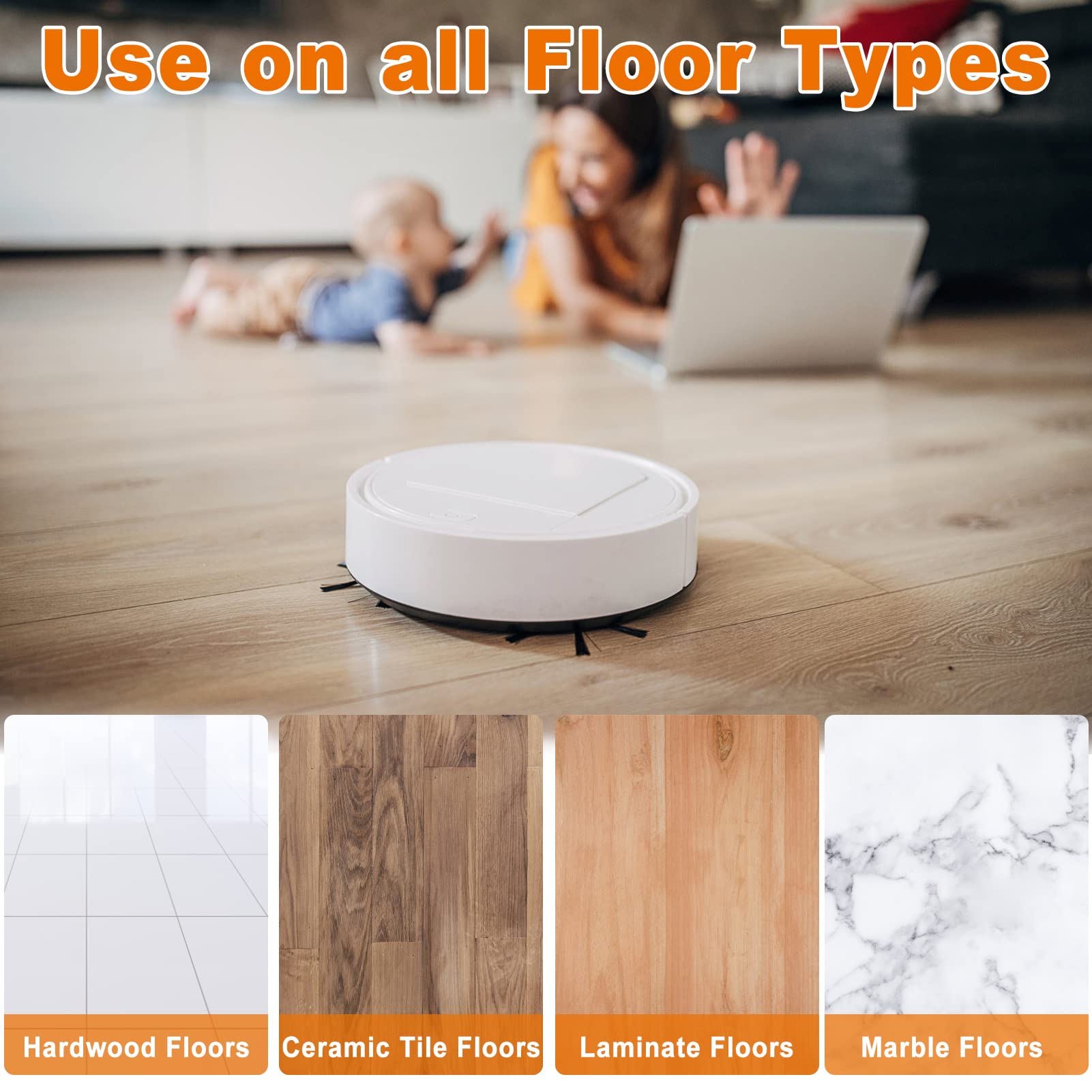 20pcs Disposable Mop Pads for Xiaomi Roborock S7/S7+/T7s/T7 Splus - Super Absorbent, Easy to Install Wet Cleaning Pads - Perfect for Hardwood Floors, Tile & Pet Hair Removal