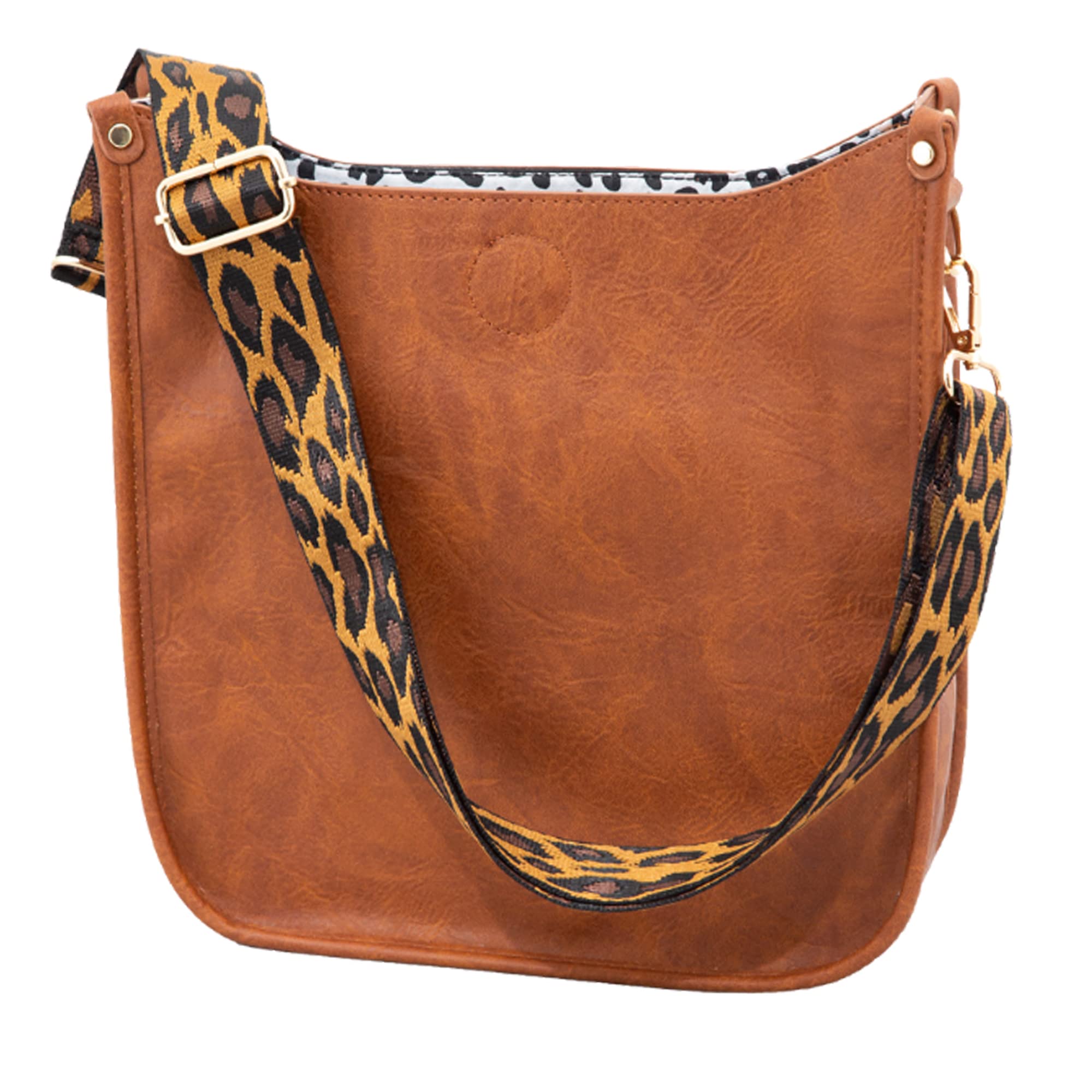 Stylish Vegan Leather Pinafore Crossbody Shoulder Bag with Adjustable Strap - Perfect for Work, Travel & Everyday Use
