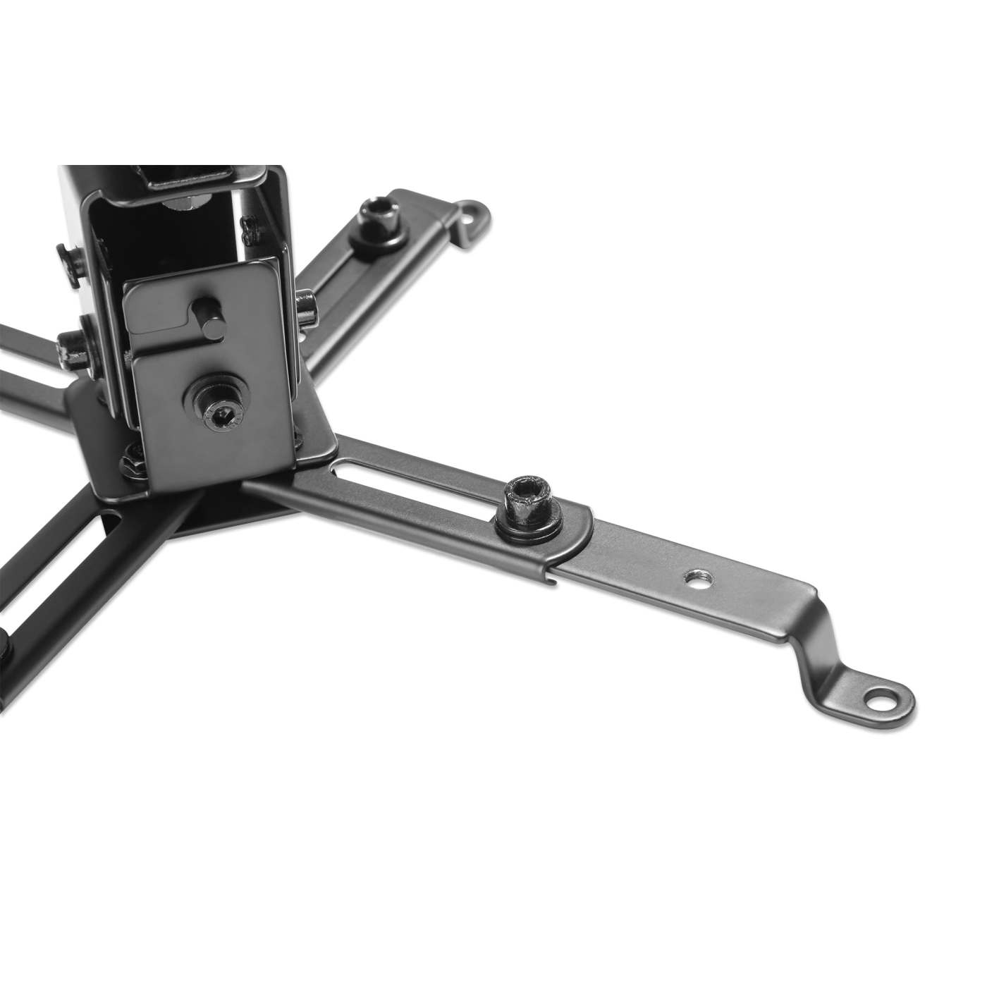 Universal Projector Mount for Wall or Ceiling - Adjustable Heavy Duty Bracket for Home Theater, Classroom & Office Projector Installation (Fits Most Projectors)