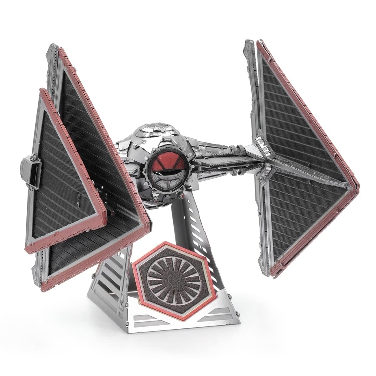 Star Wars Sith TIE Fighter 3D Metal Model Kit - Premium DIY Building Set with Tweezers | Perfect for Collectors & Sci-Fi Fans | Display, Gift & Home Decor