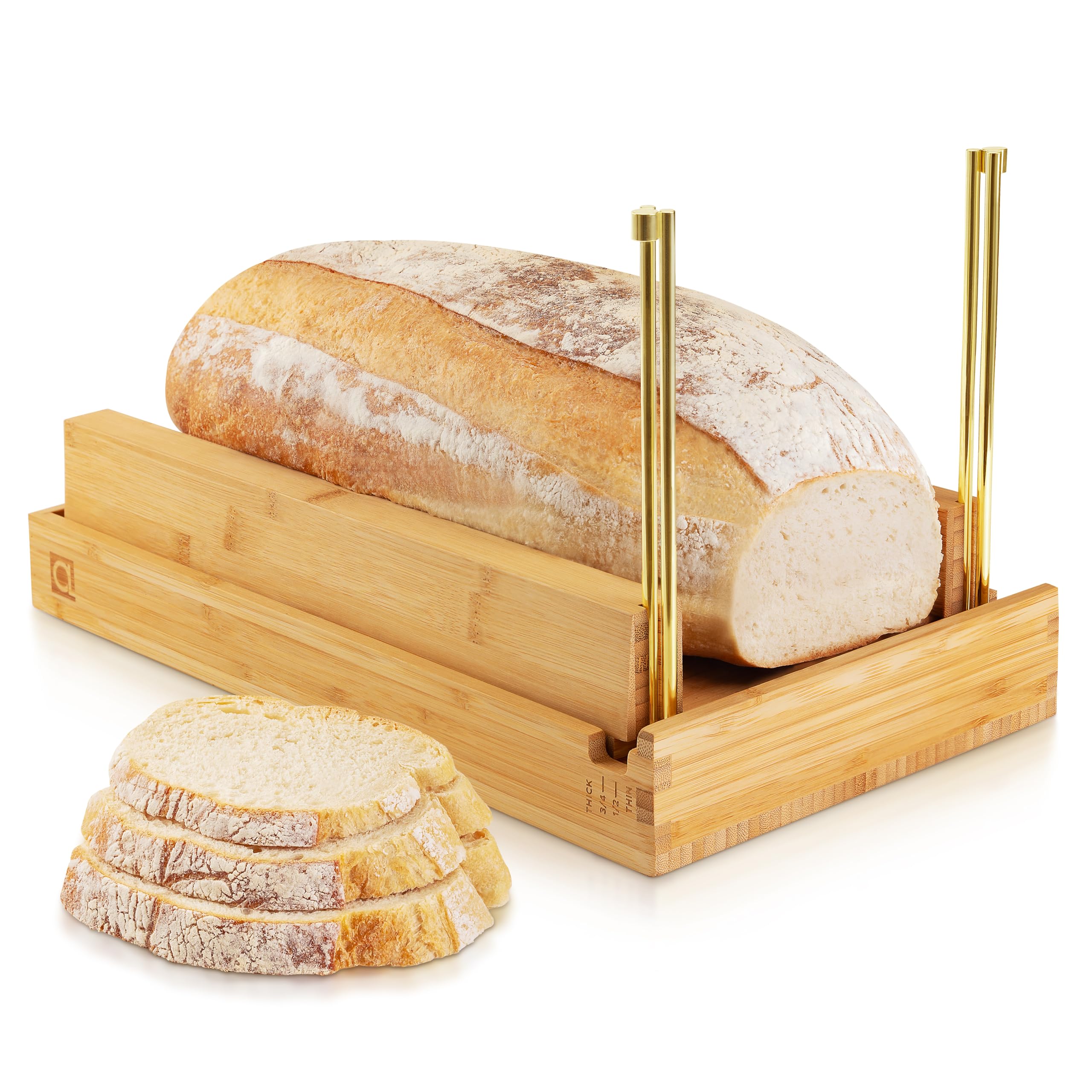 DITTO Bamboo Bread Slicer - 6.5