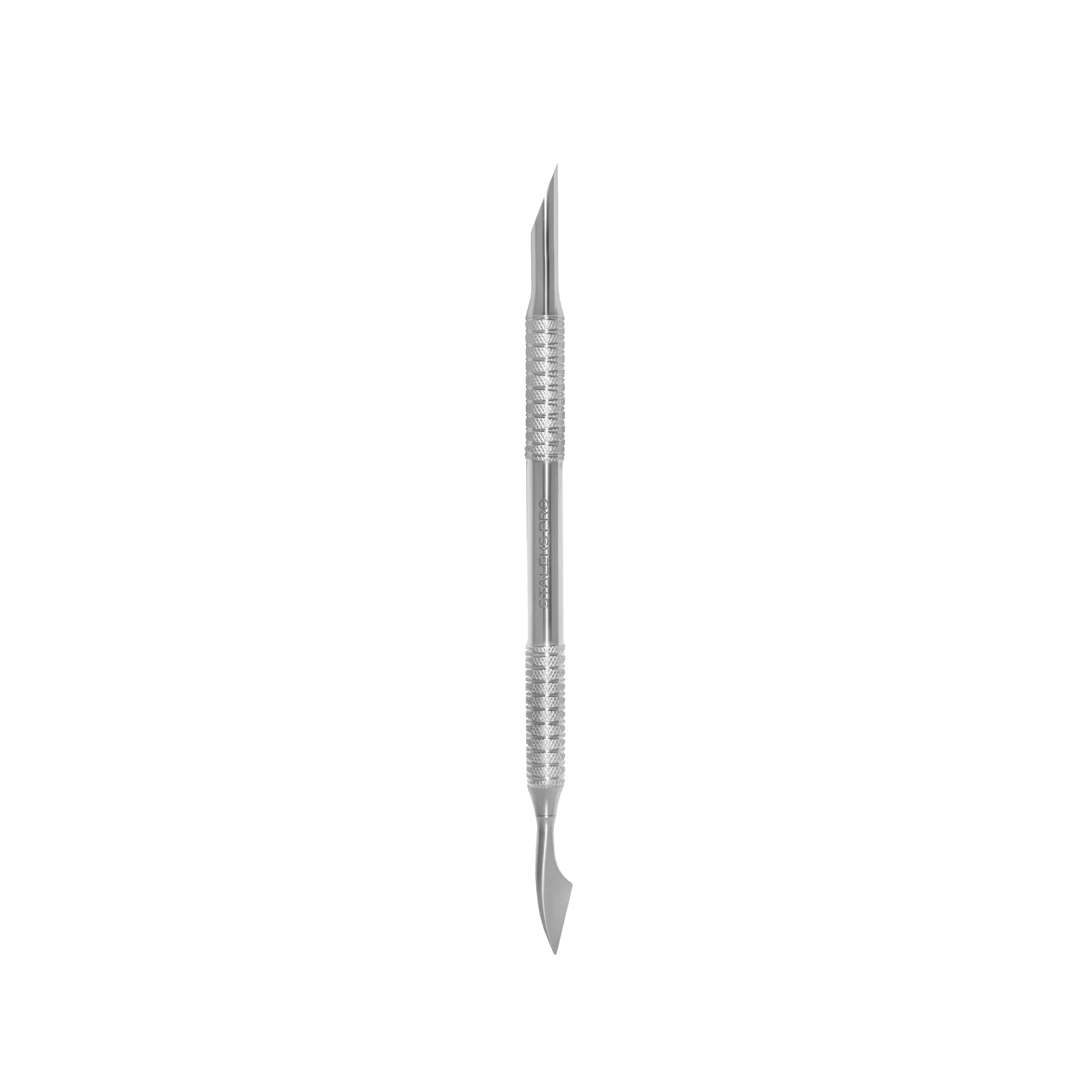Staleks Expert 90 Type 3 Professional Manicure Pusher & Nail Cleaner - Slanted Cuticle Pusher for Salon & Home Nail Care