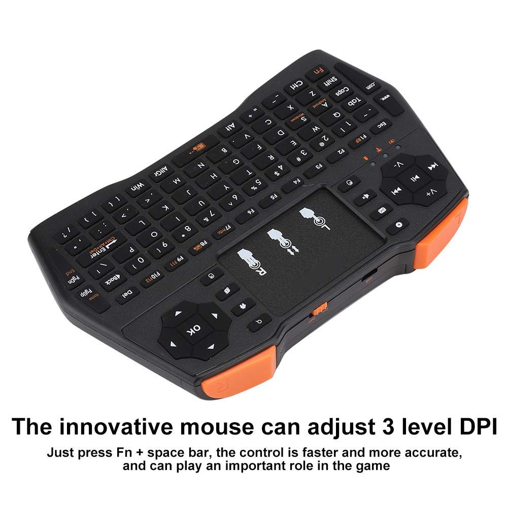 ASHATA 2.4GHz Mini Wireless Keyboard for Viboton I8 Plus - Multi-Function Keyboard Compatible with Android TV Box, Google TV Box, XBOX360 - Perfect for Smart TV Streaming & Gaming